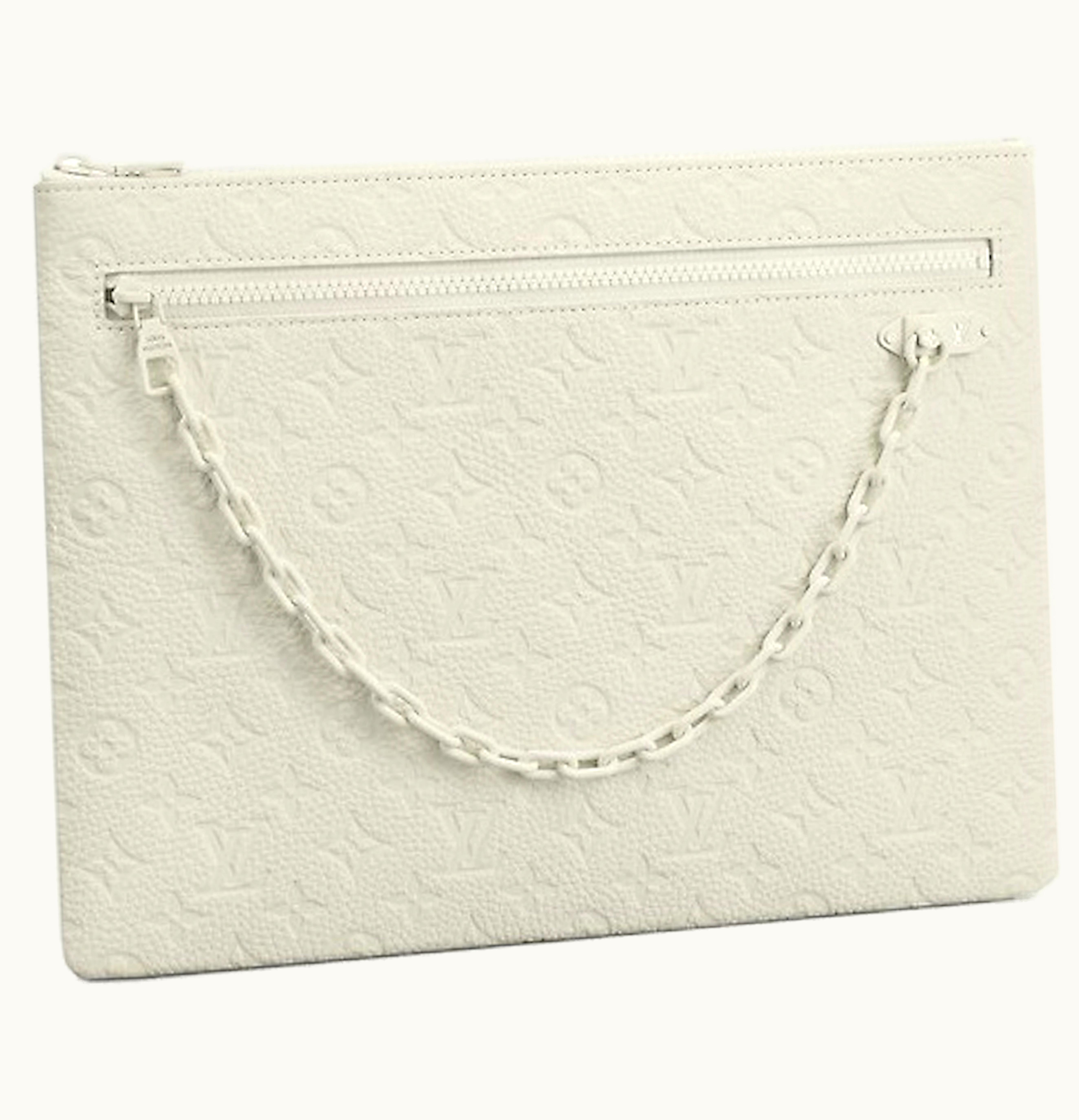 Louis Vuitton Louis Vuitton Pochette Monogram White