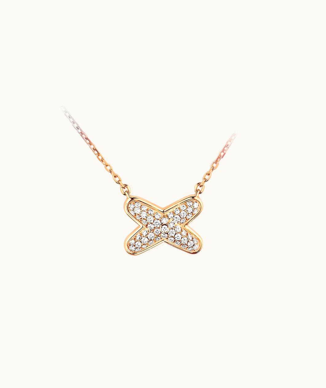 Chaumet Chaumet Jeux De Liens Pendant Rose Gold, Diamonds 083221