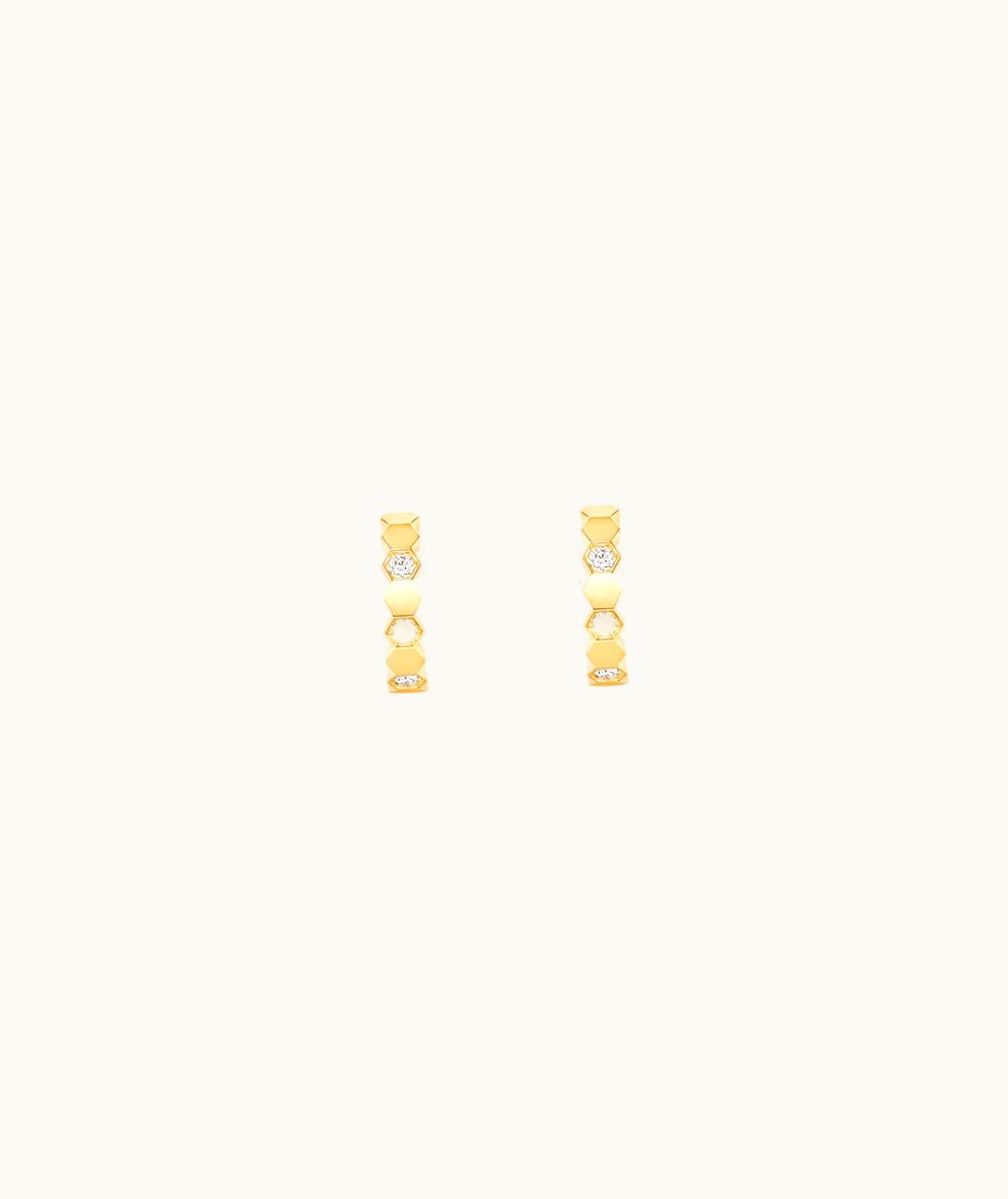 Chaumet Chaumet Bee My Love Hoop Earrings Yellow Gold, Diamonds