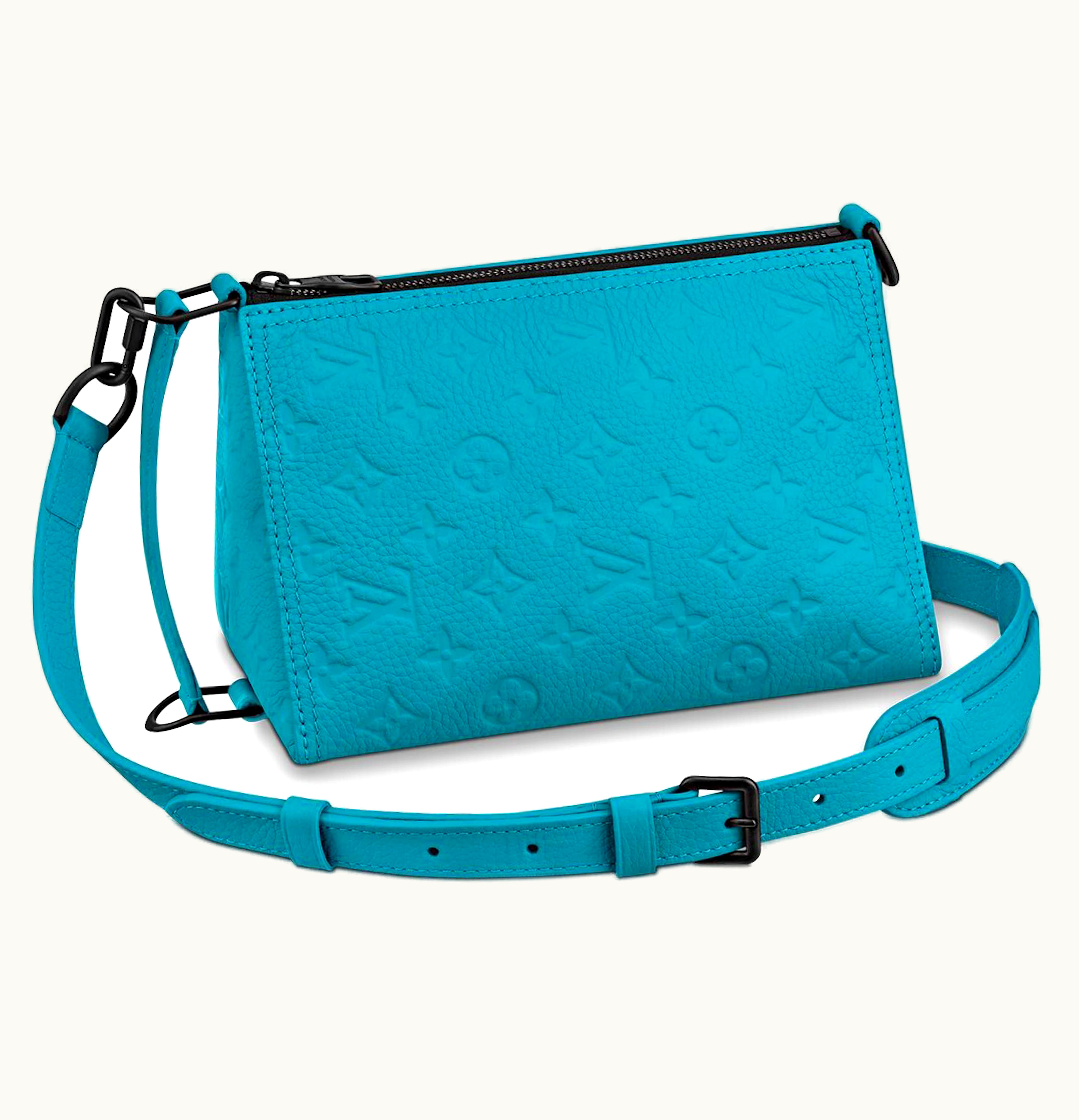 Louis Vuitton Louis Vuitton Messenger Triangle Monogram Taurillon Blue