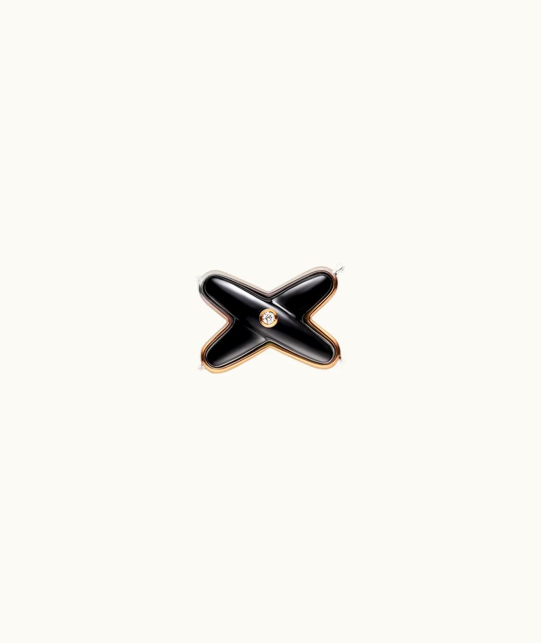 Chaumet Chaumet Jeux De Liens Onyx Bracelet Rose Gold, Onyx, Diamond