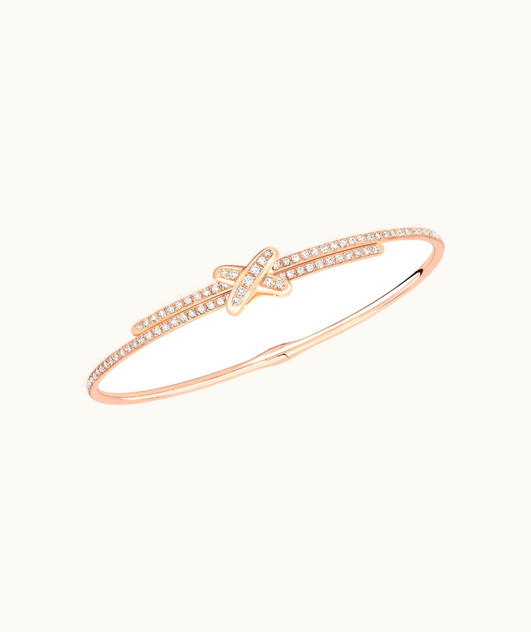 Chaumet Chaumet Jeux De Liens Bracelet Rose Gold, Diamonds 082180