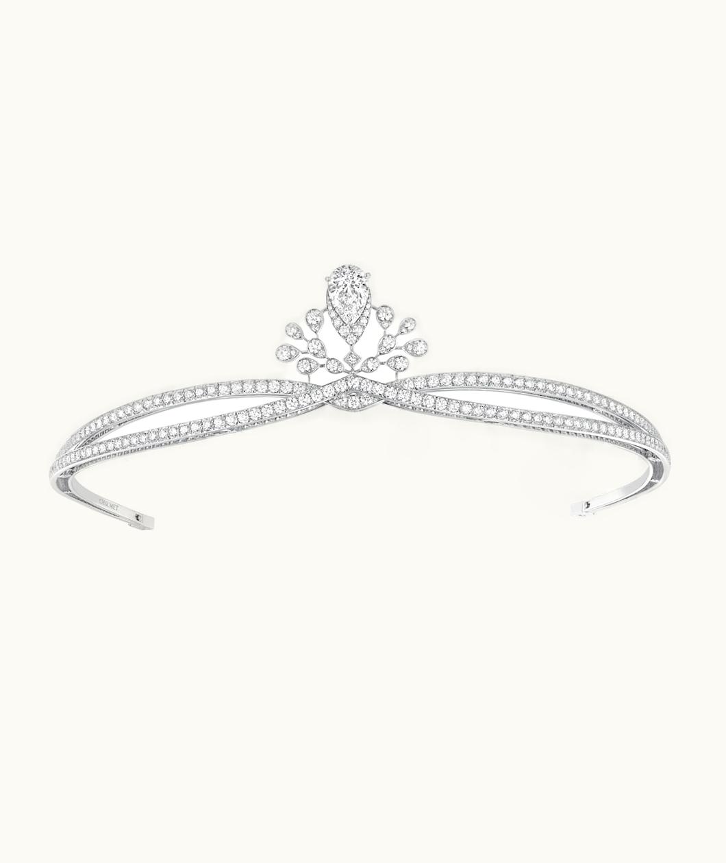 Chaumet Chaumet Joséphine Aigrette Impériale Tiara Platinum, White Gold, Diamonds