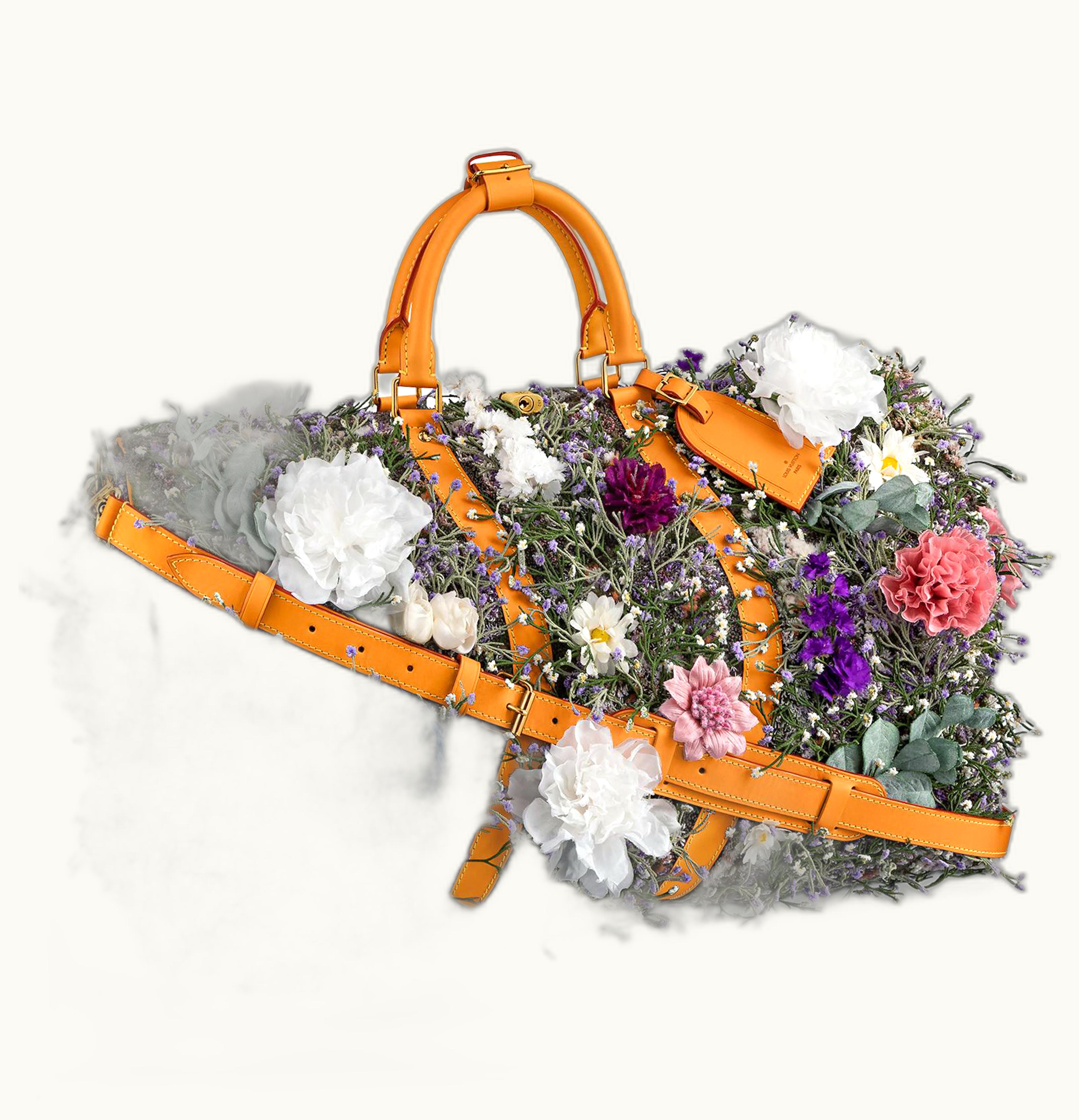 Louis Vuitton Louis Vuitton Keepall Bandouliere Monogram 50 Foliage