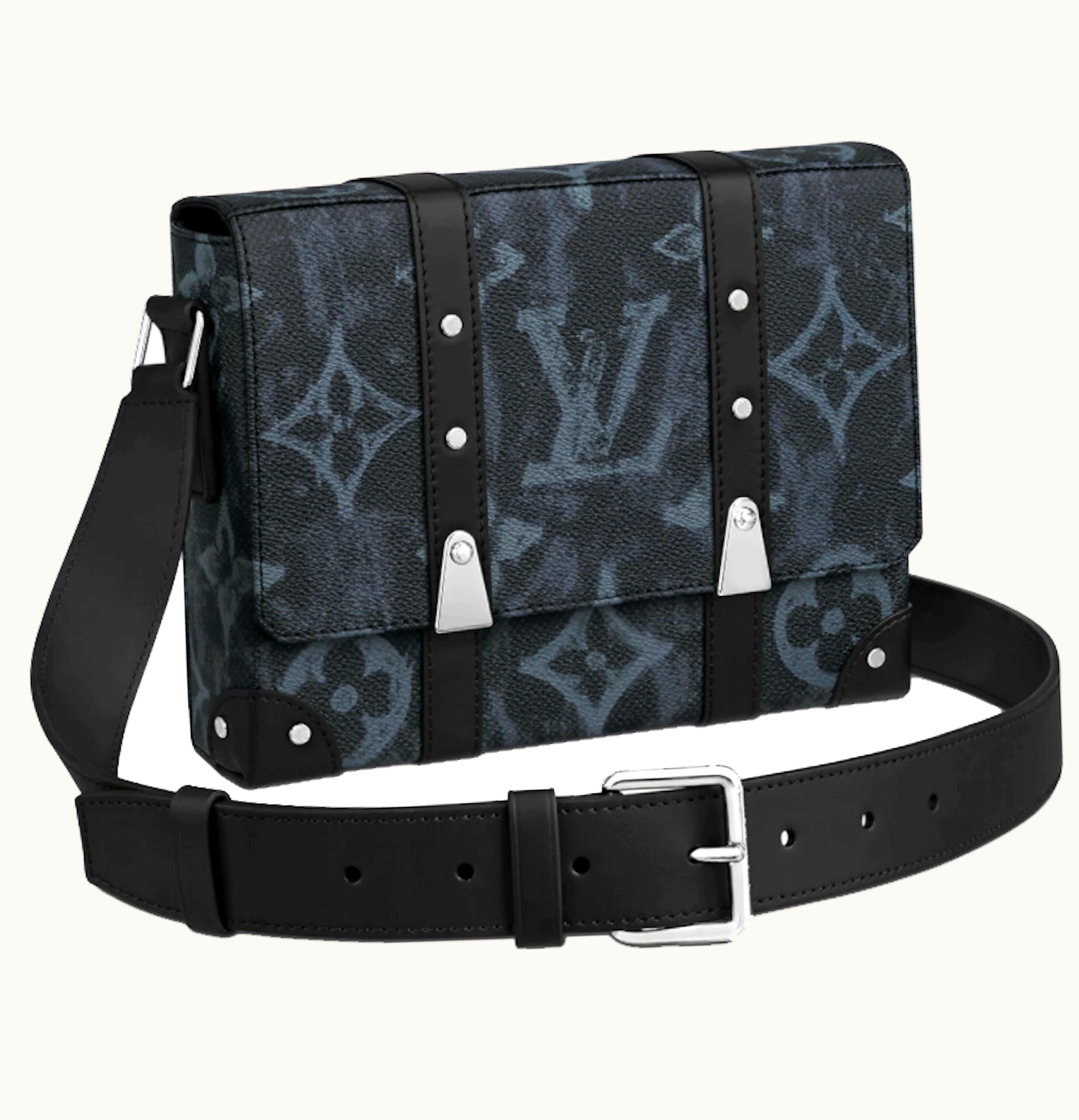 Louis Vuitton Louis Vuitton Monogram Pastel Noir Canvas Trunk Messenger