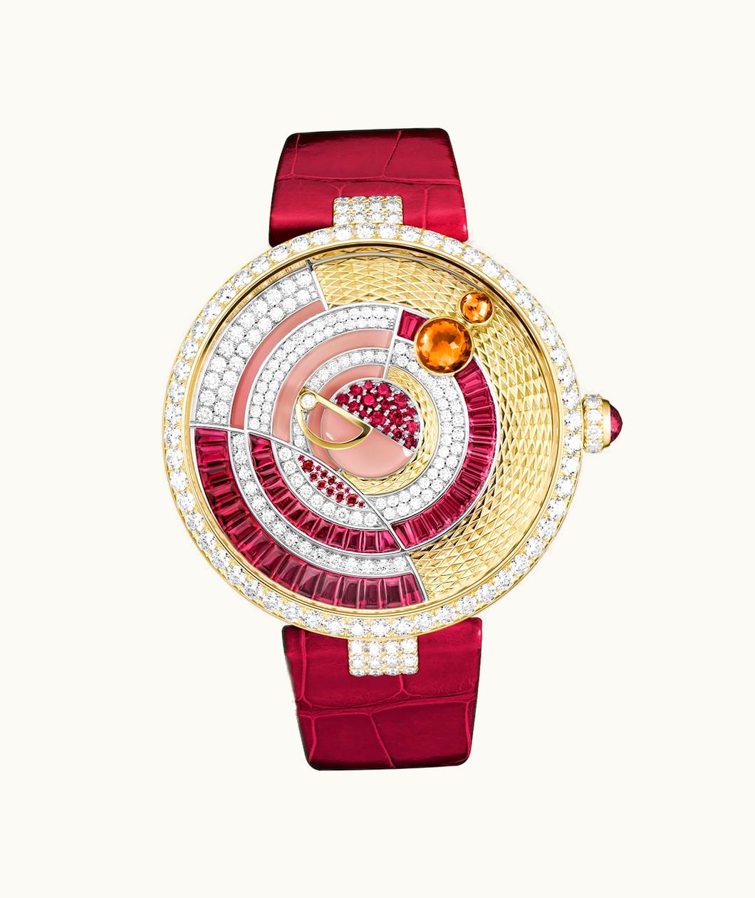 Chaumet Chaumet Sous Le Soleil Creative Complication Timepiece White And Yellow Gold, Diamonds, Rubies…