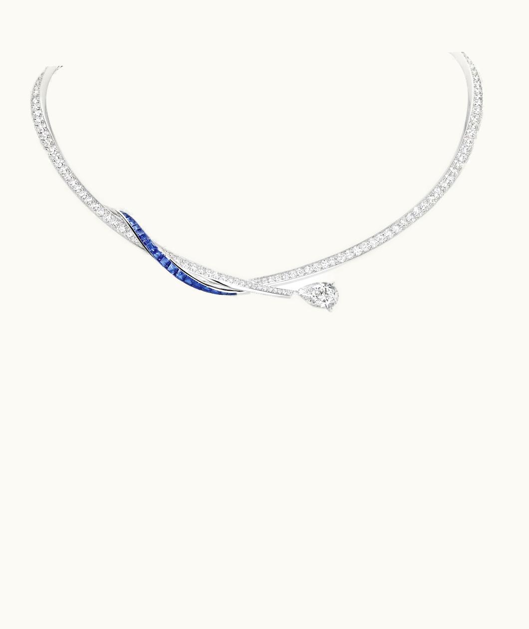 Chaumet Chaumet Liens Inséparables Necklace White Gold, Sapphires, Diamonds 085433