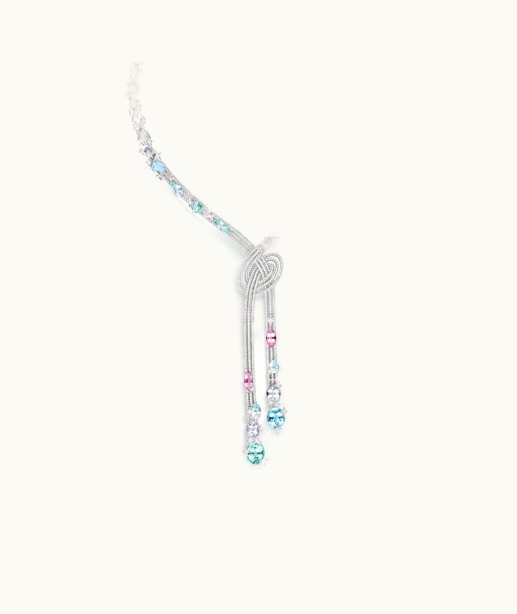 Chaumet Chaumet Passages Necklace White Gold, Paraiba Tourmalines, Diamonds