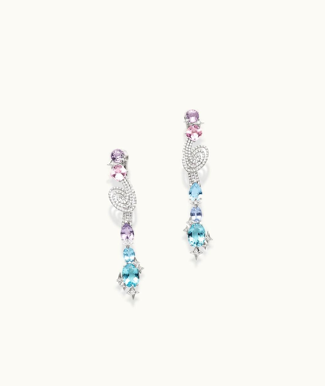 Chaumet Chaumet Passages Earrings White Gold, Paraiba Tourmalines, Diamonds