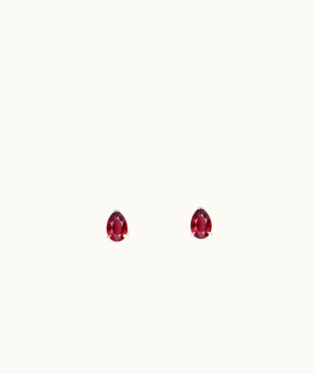 Chaumet Chaumet Soir De Fête Earrings White Gold, Rubies, Diamonds
