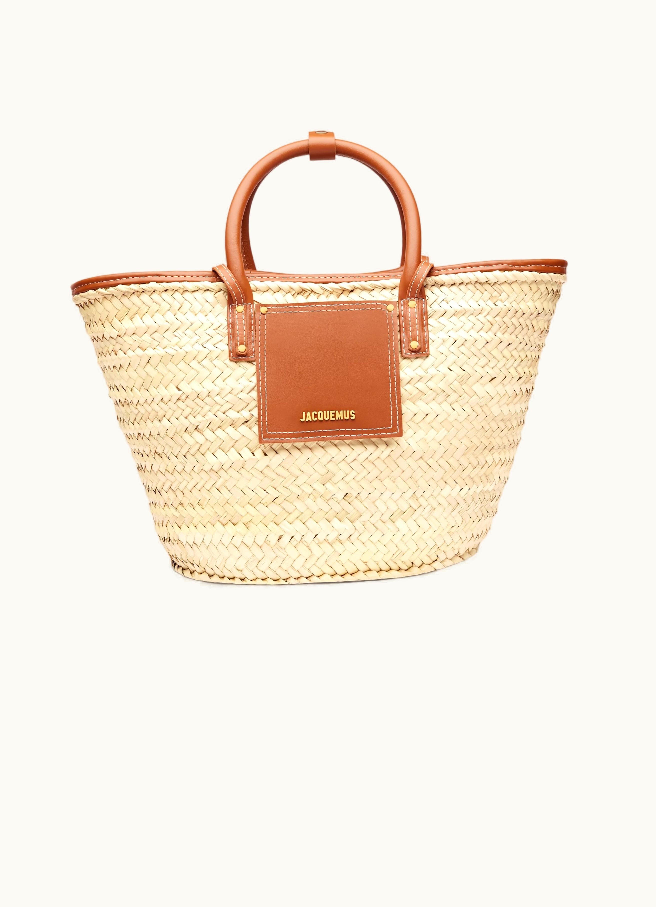 Jacquemus Jacquemus Le Panier Soli Beach Tote Light Brown