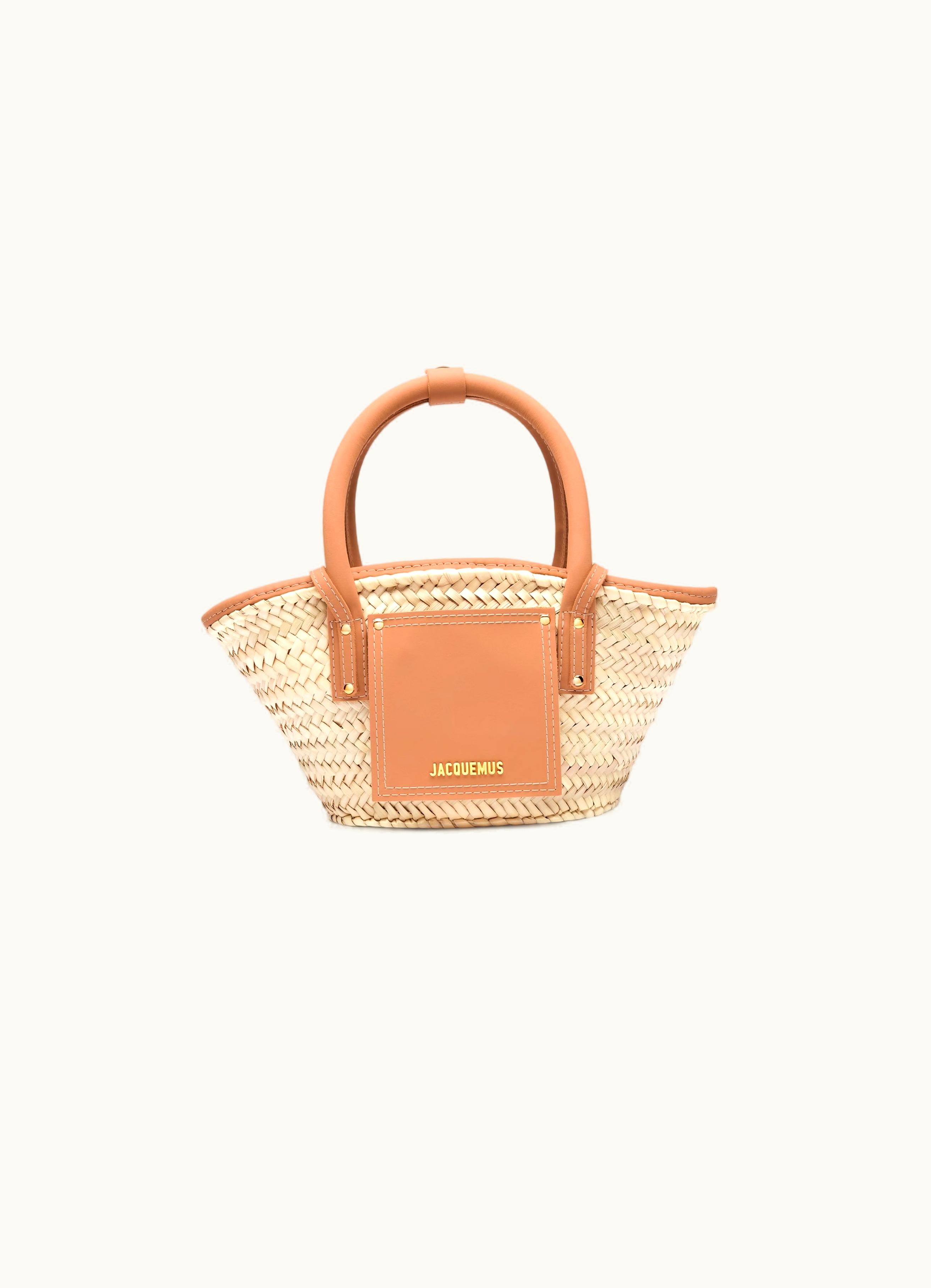 Jacquemus Jacquemus Le Mini Panier Soli Light Brown Beach Basket Bag