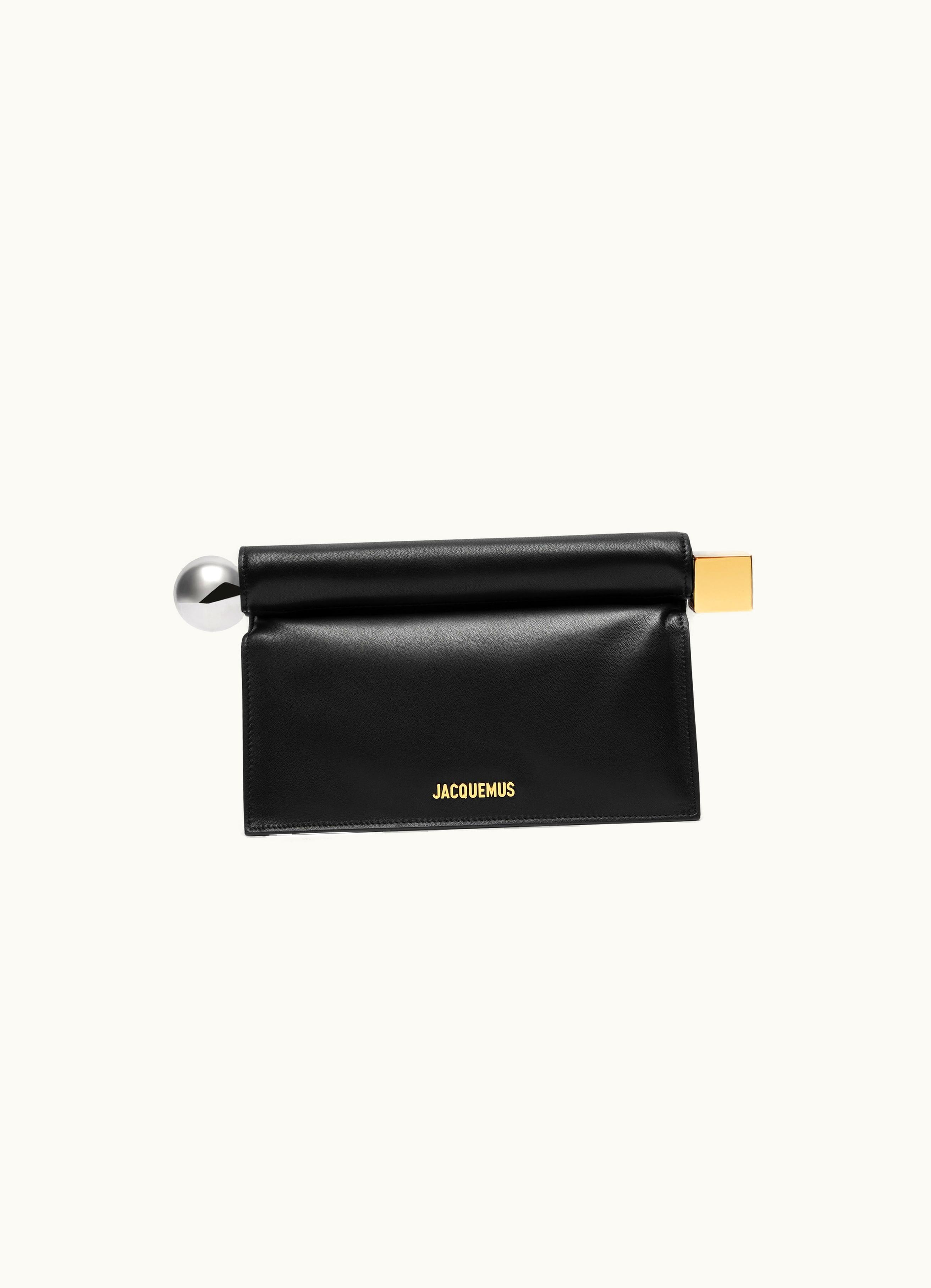 Jacquemus Jacquemus La Pochette Rond Carré Black