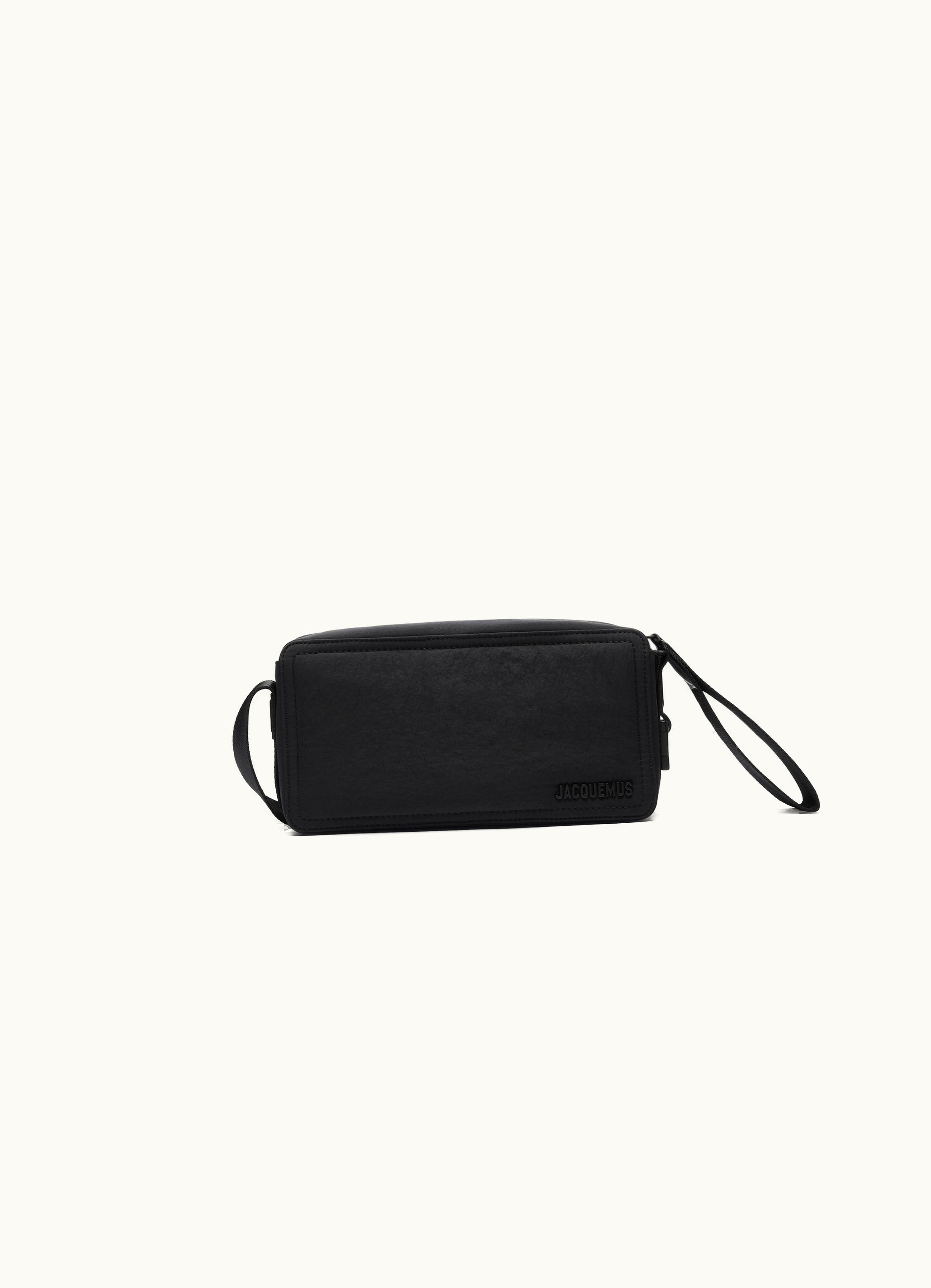 Jacquemus Jacquemus Le Cuerda Horizontal Black Nylon Rectangular Bag