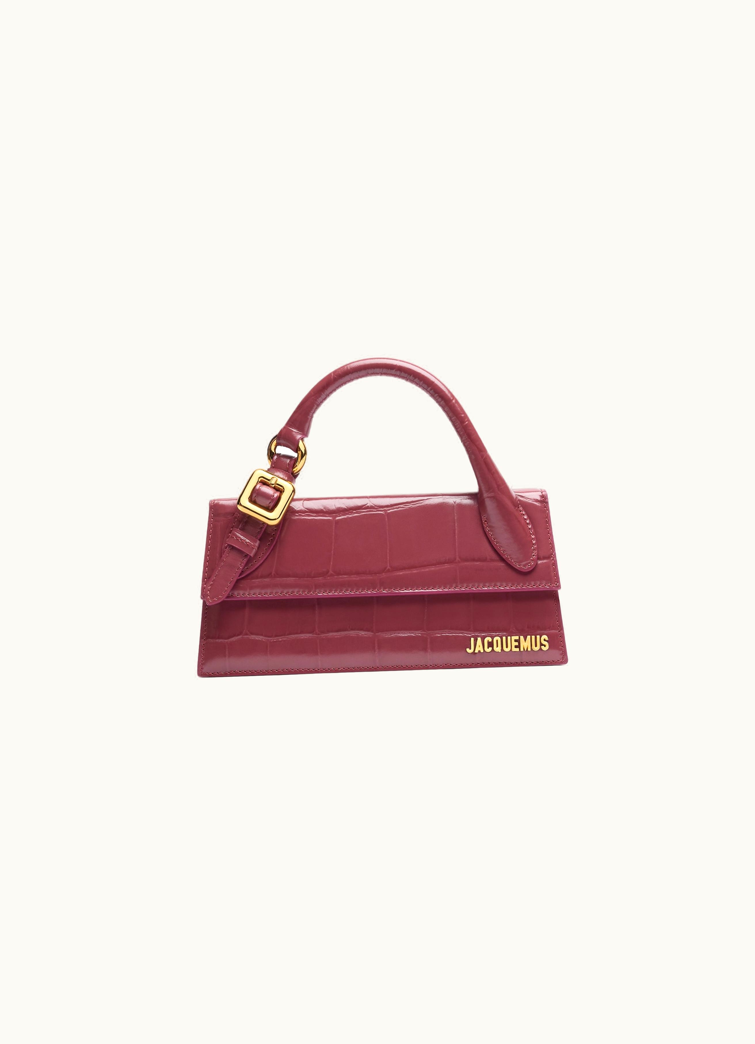 Jacquemus Jacquemus Le Chiquito Long Boucle Dark Burgundy