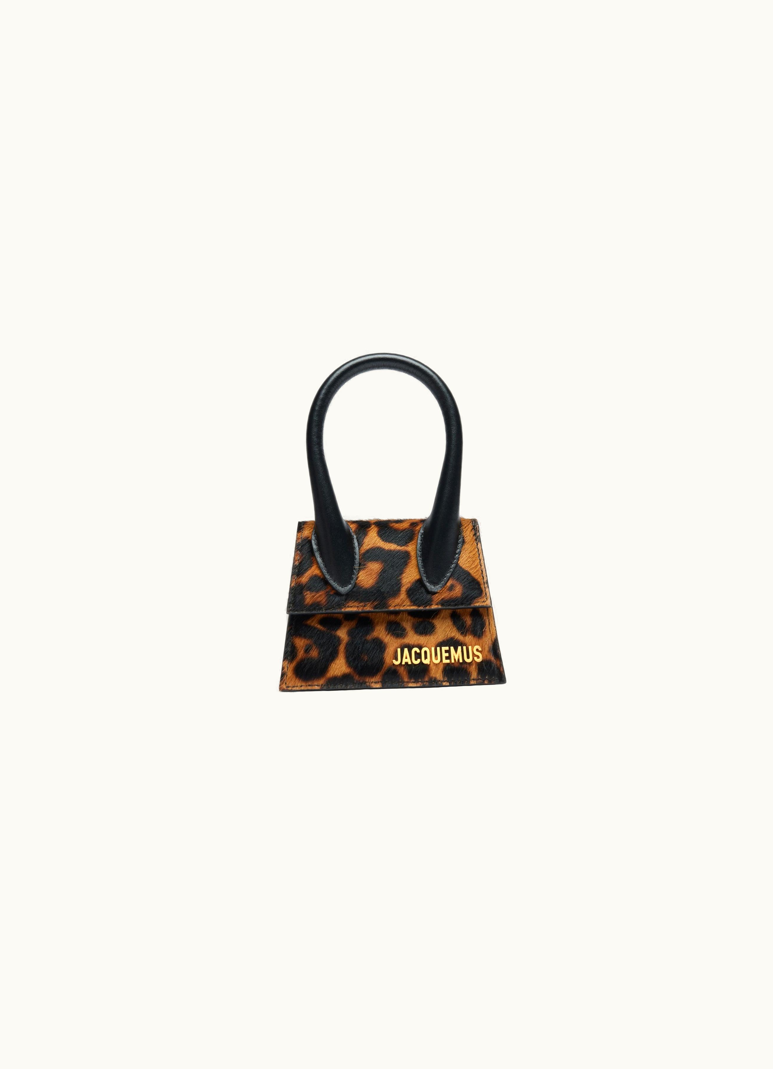 Jacquemus Jacquemus Le Chiquito Print Leopard Brown