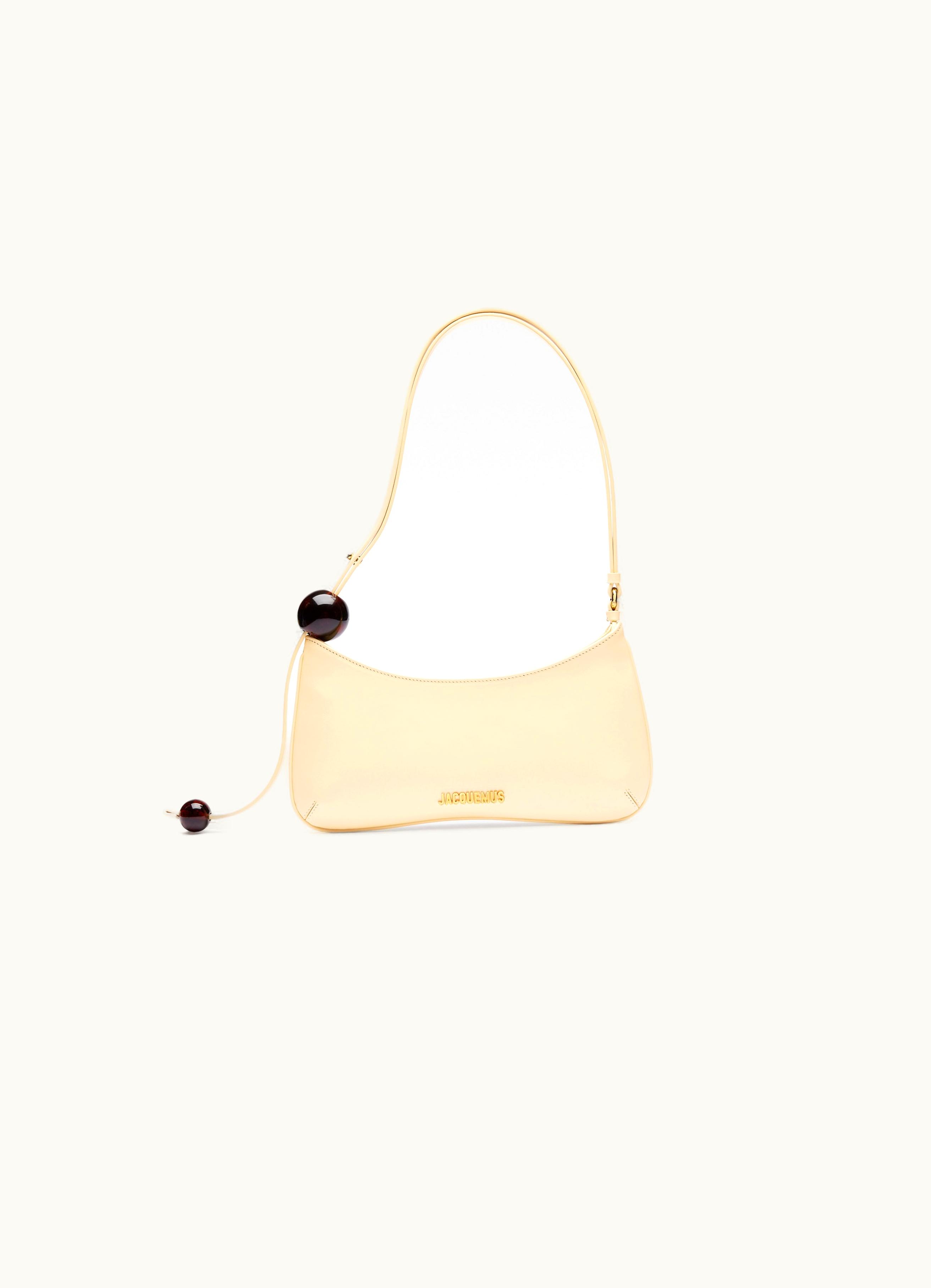 Jacquemus Jacquemus Le Bisou Perle Shoulder Bag Ivory