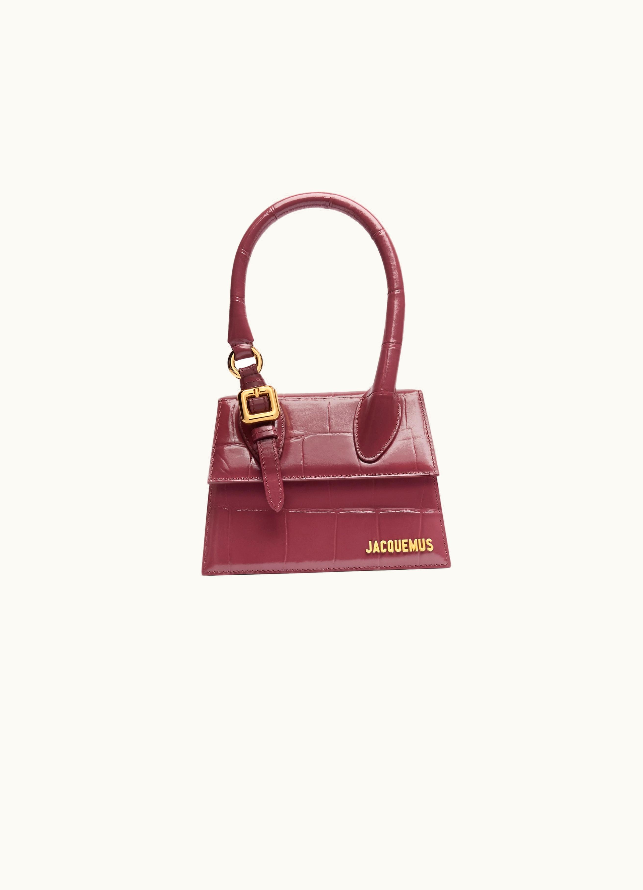 Jacquemus Jacquemus Le Chiquito Moyen Boucle Dark Burgundy