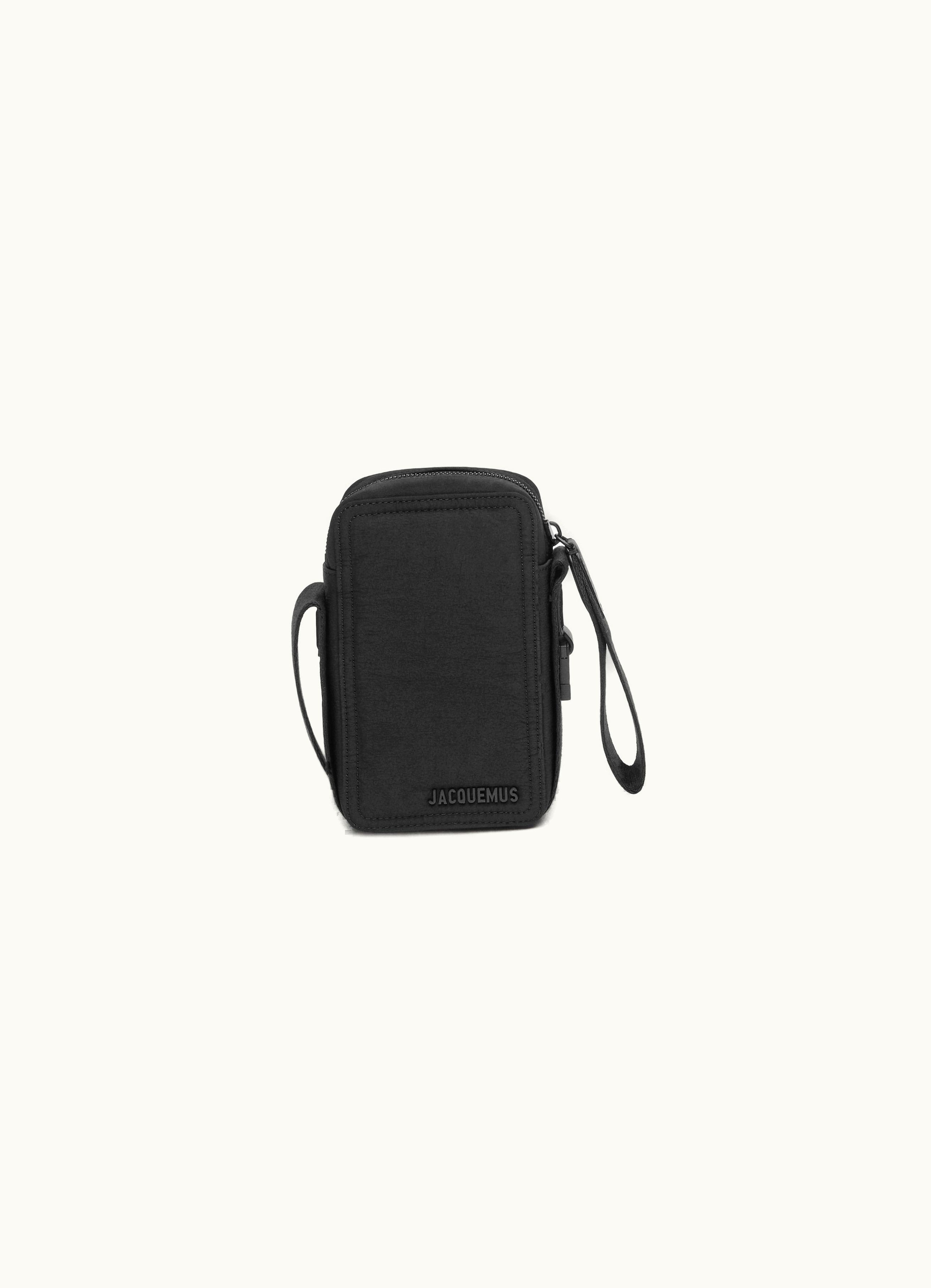 Jacquemus Jacquemus Le Cuerda Vertical Black Nylon Cross-Body Bag