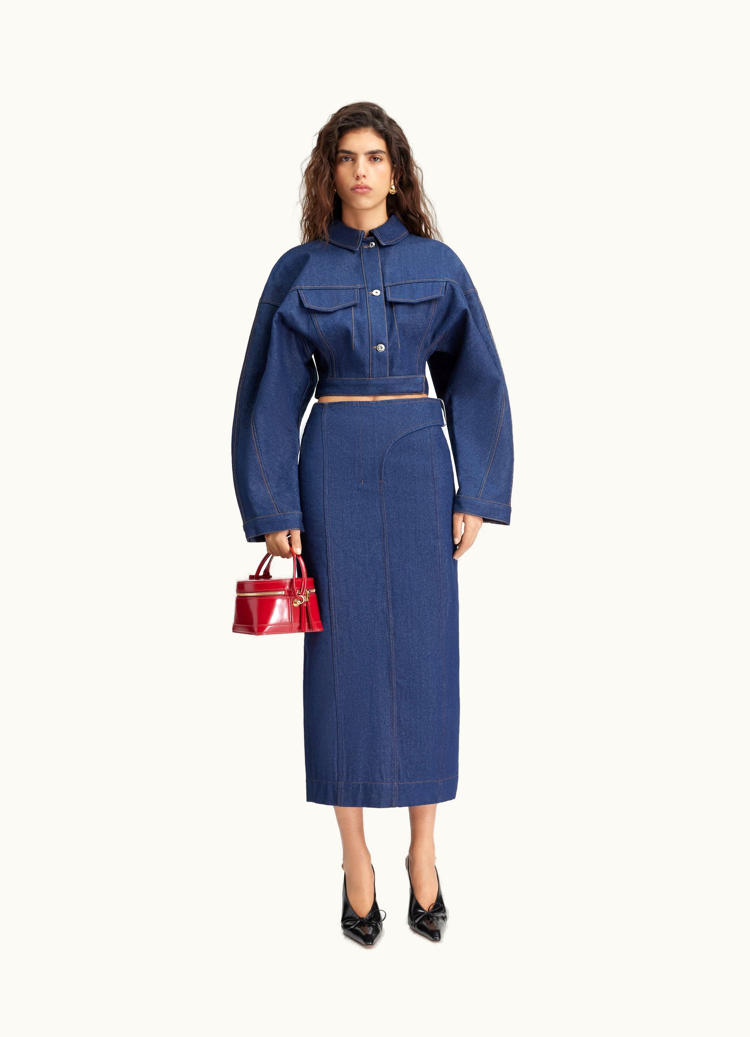 Jacquemus Jacquemus La Veste De-Nîmes Obra Navy / Brown