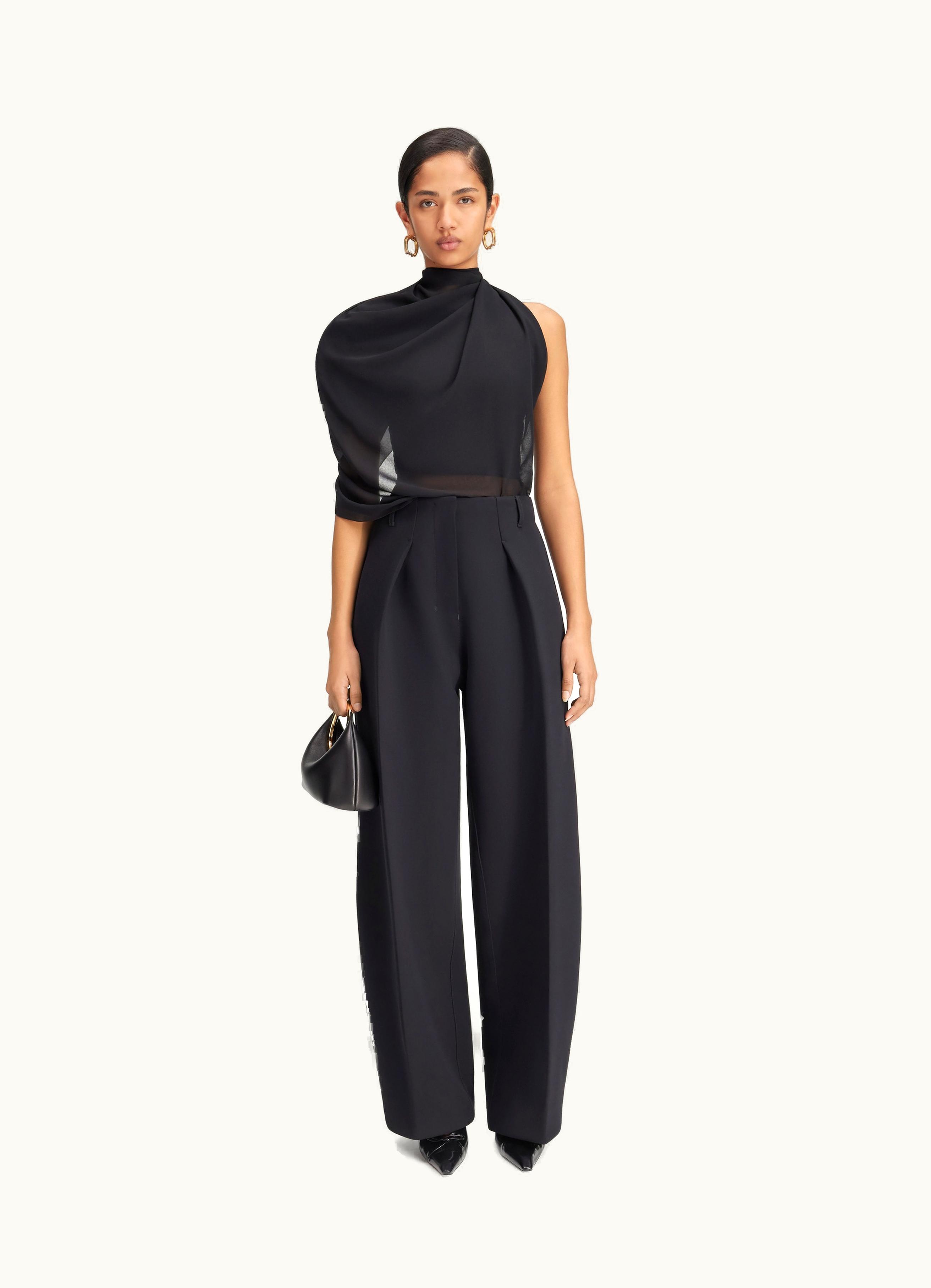 Jacquemus Jacquemus Le Pantalon Ovalo Black
