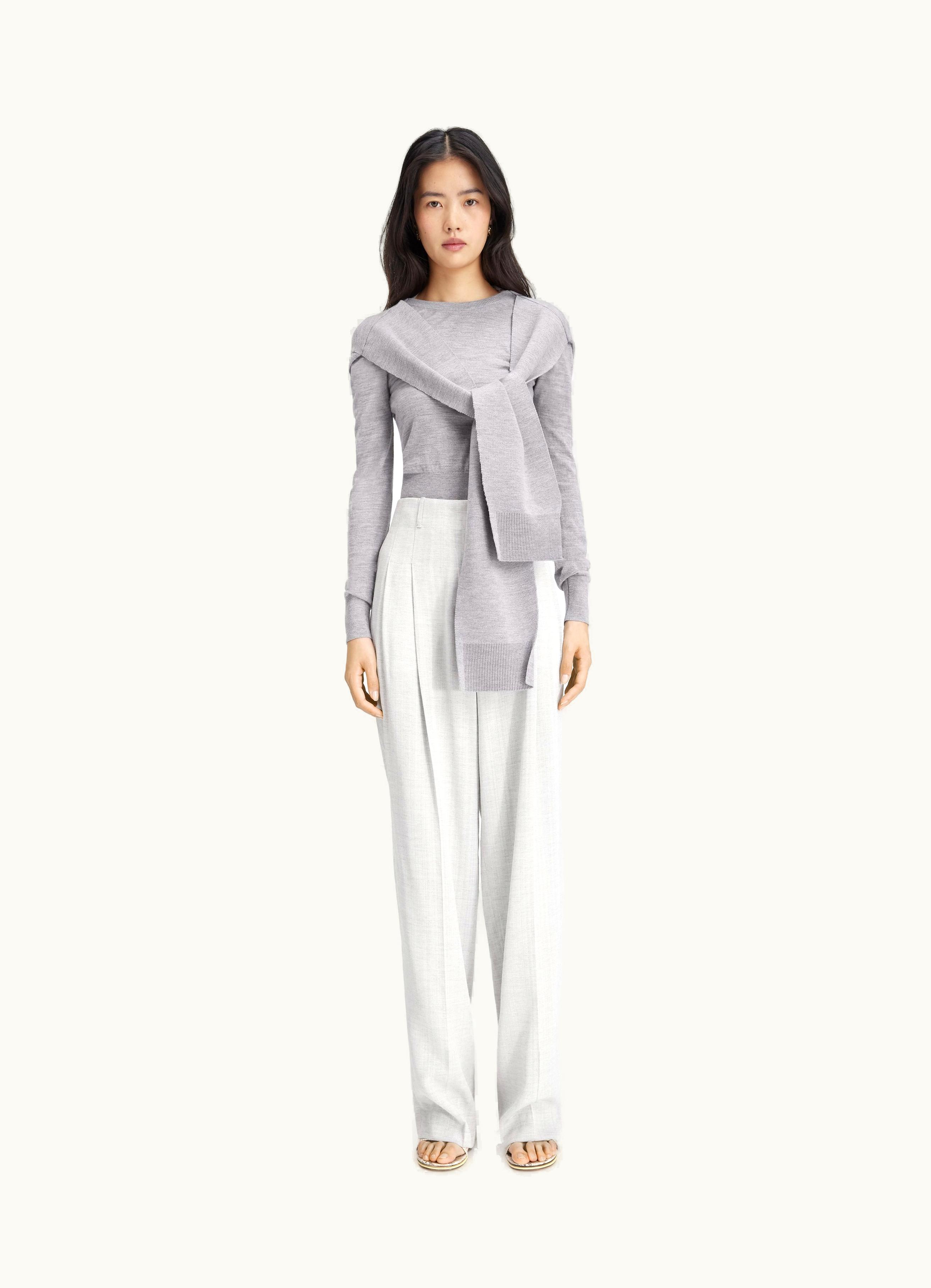 Jacquemus Jacquemus Le Pantalon Titolo Light Grey