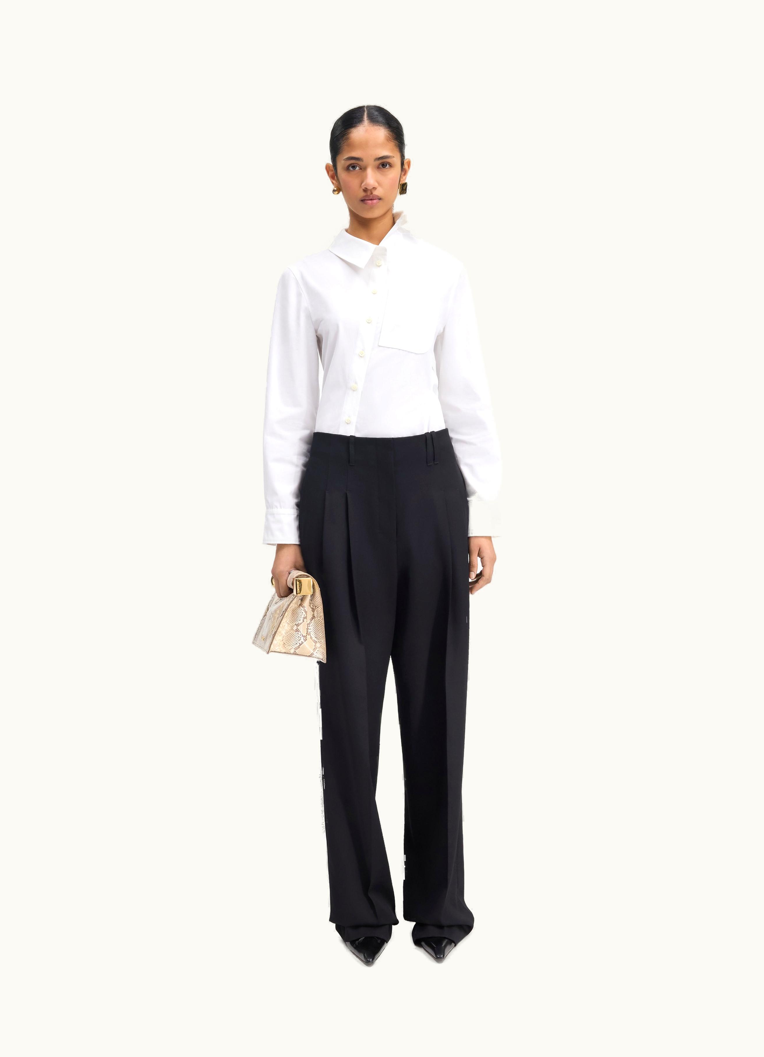Jacquemus Jacquemus Le Pantalon Titolo Relaxed Fit Trousers Black