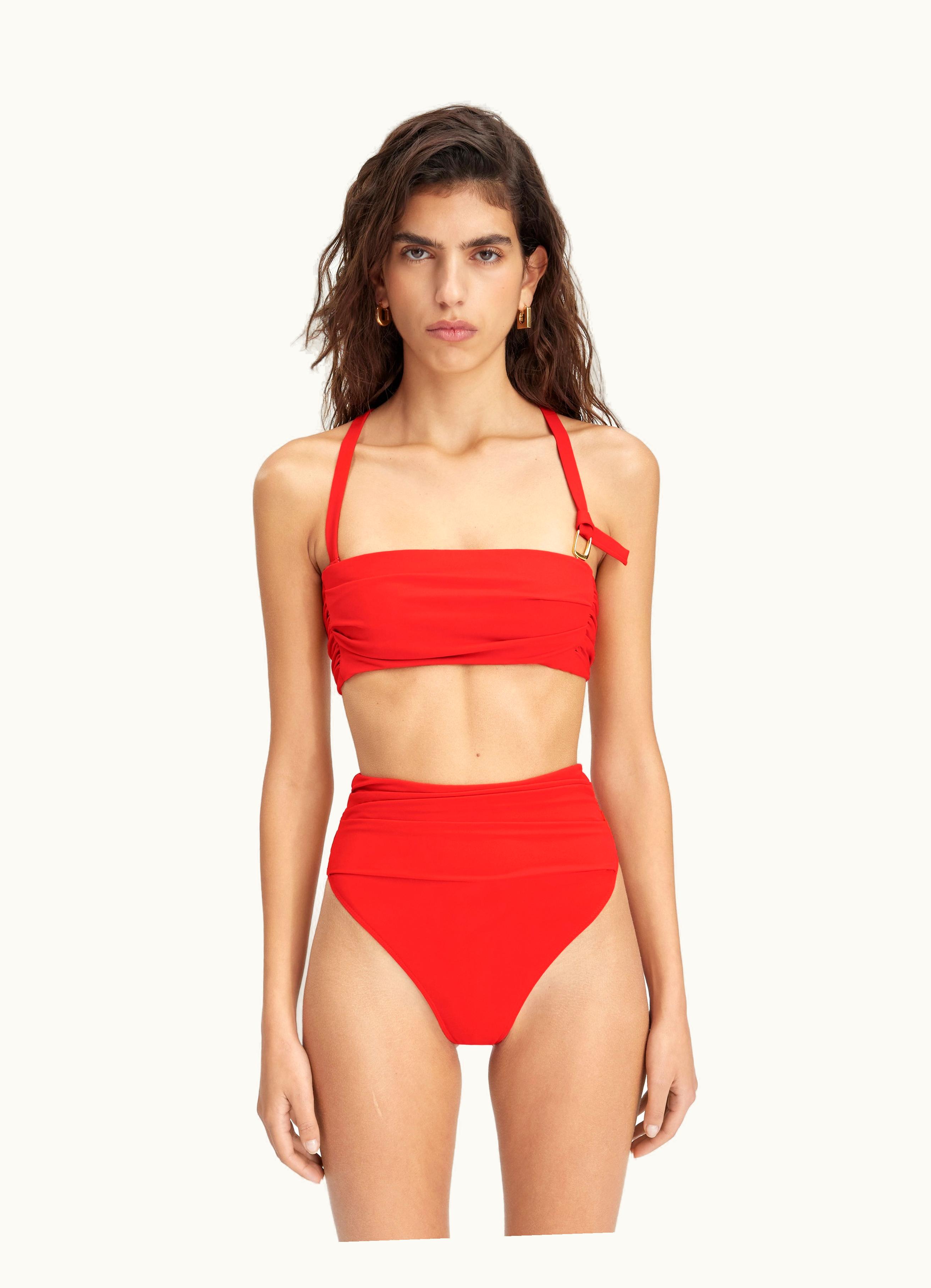 Jacquemus Jacquemus Le Bas De Maillot Drapeado Orange