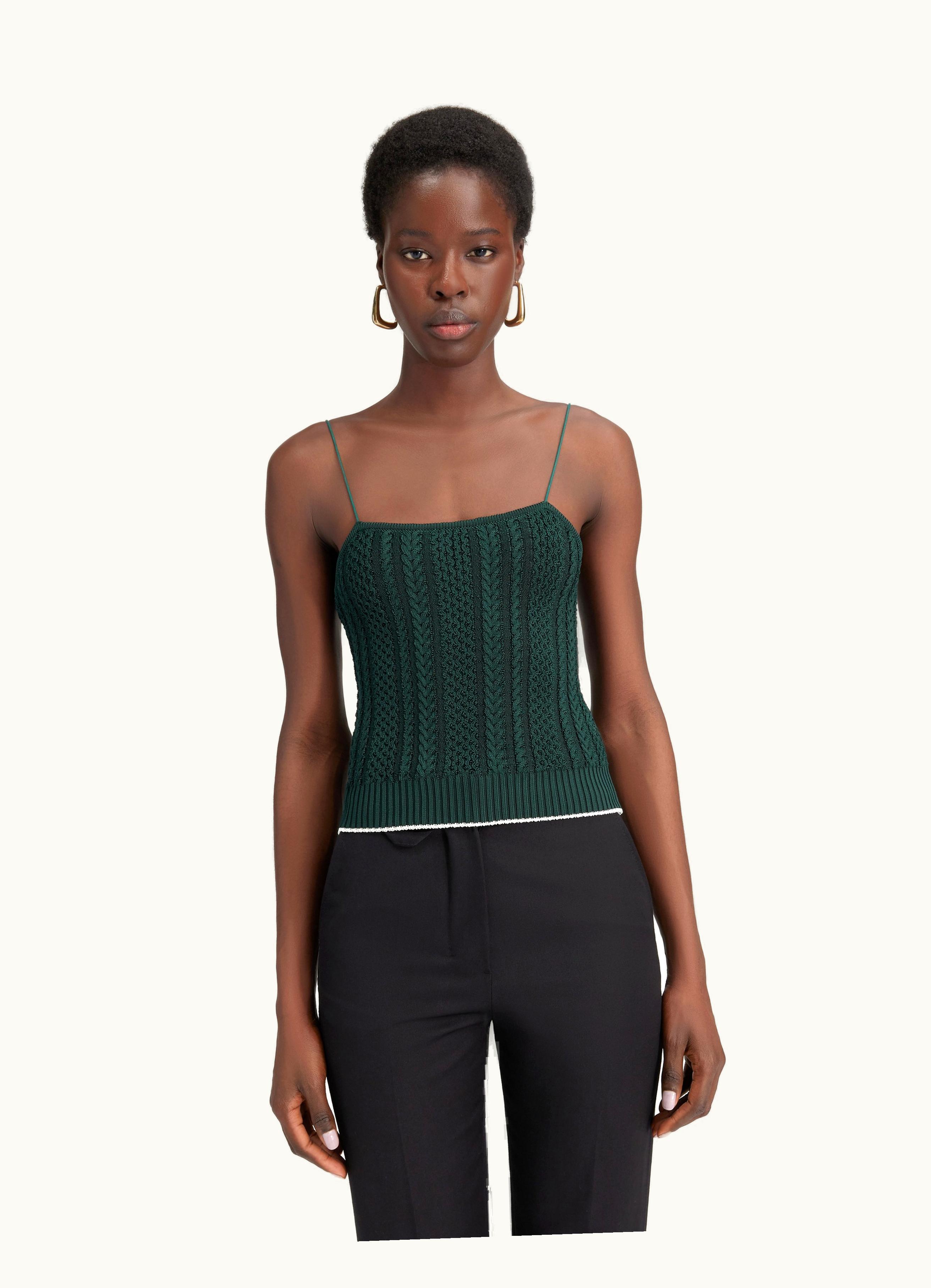 Jacquemus Jacquemus Le Haut Bela Dark Green
