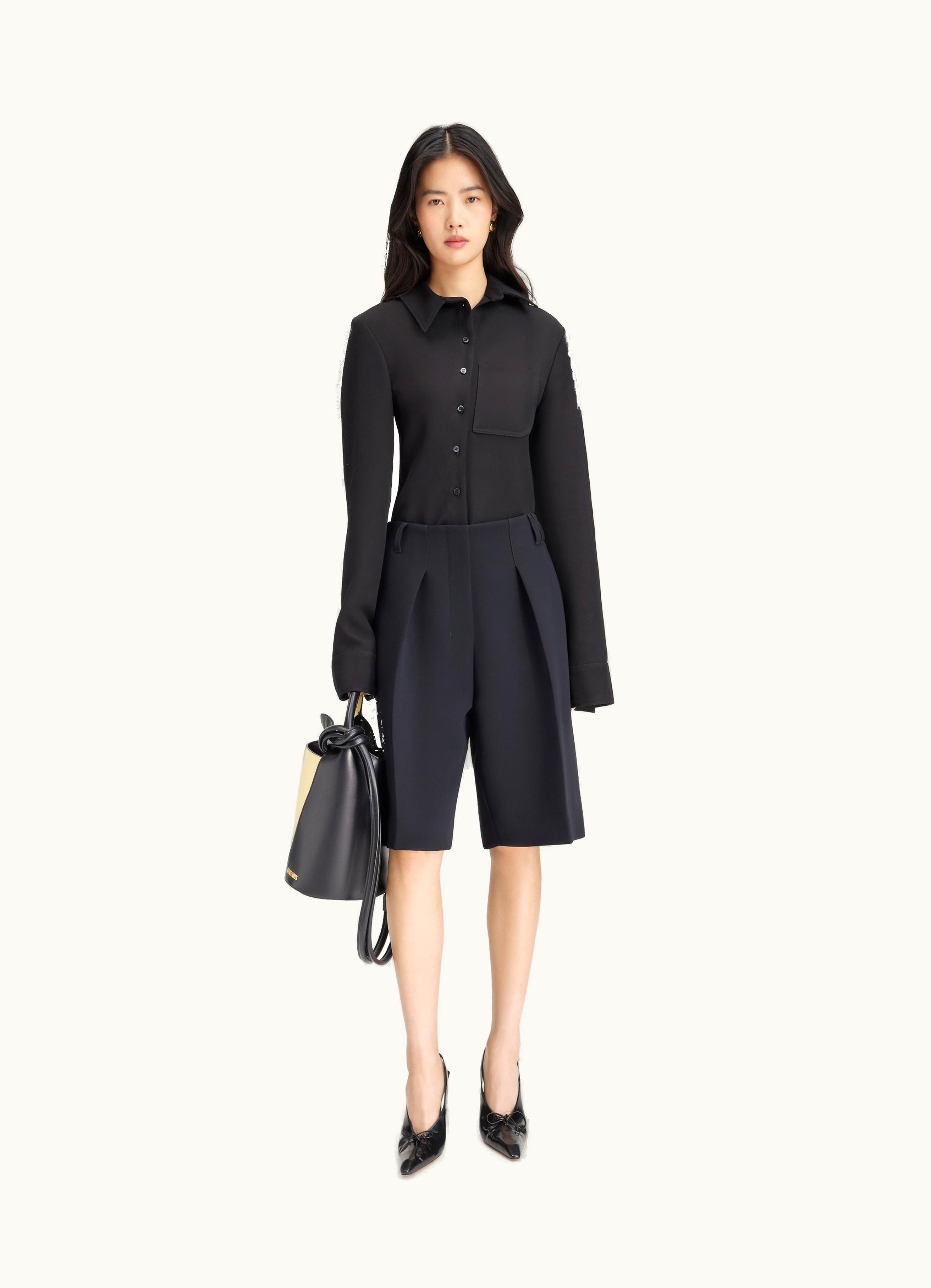 Jacquemus Jacquemus Le Bermuda Ovalo Black