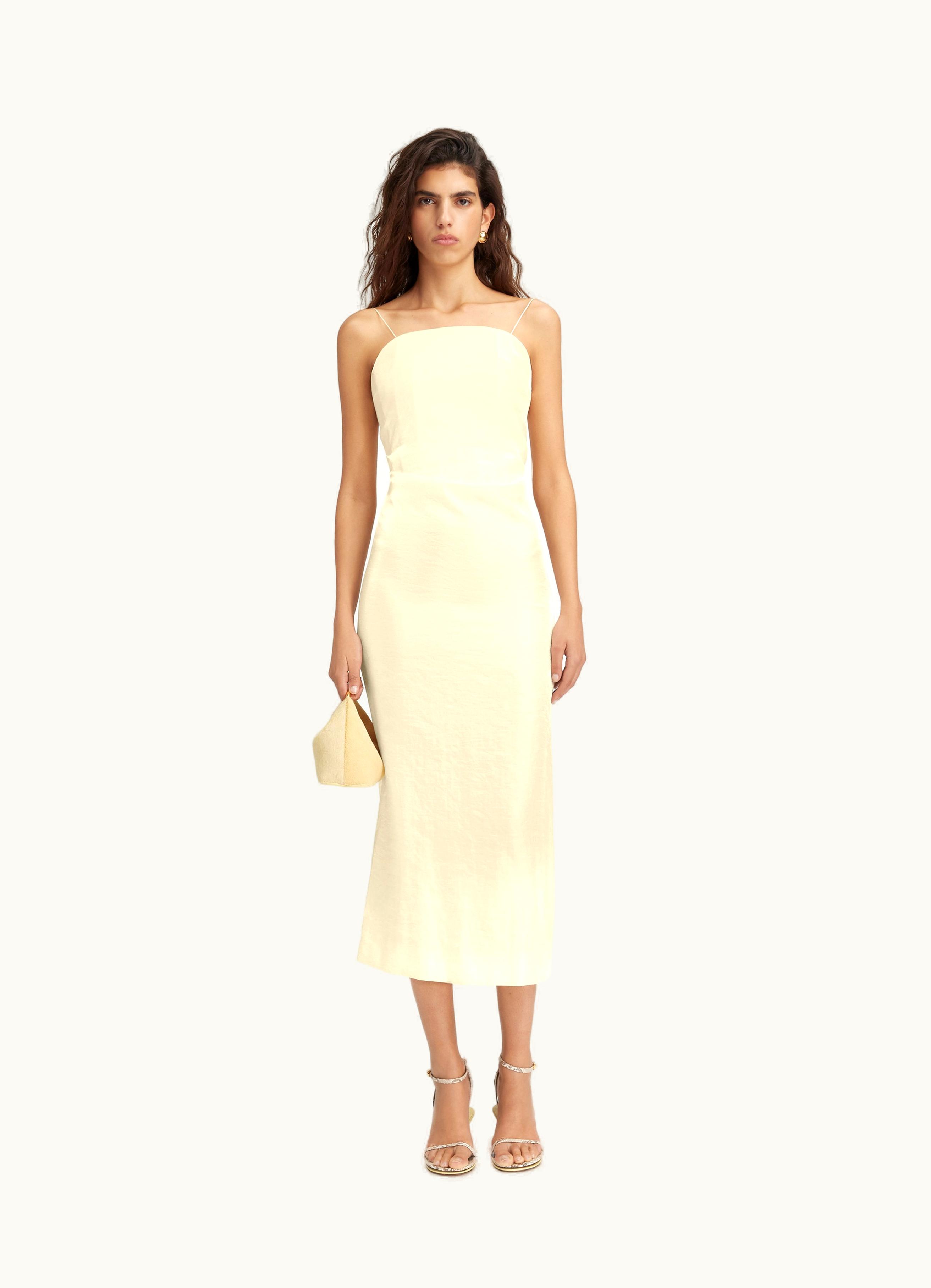 Jacquemus Jacquemus La Robe Carino Pale Yellow