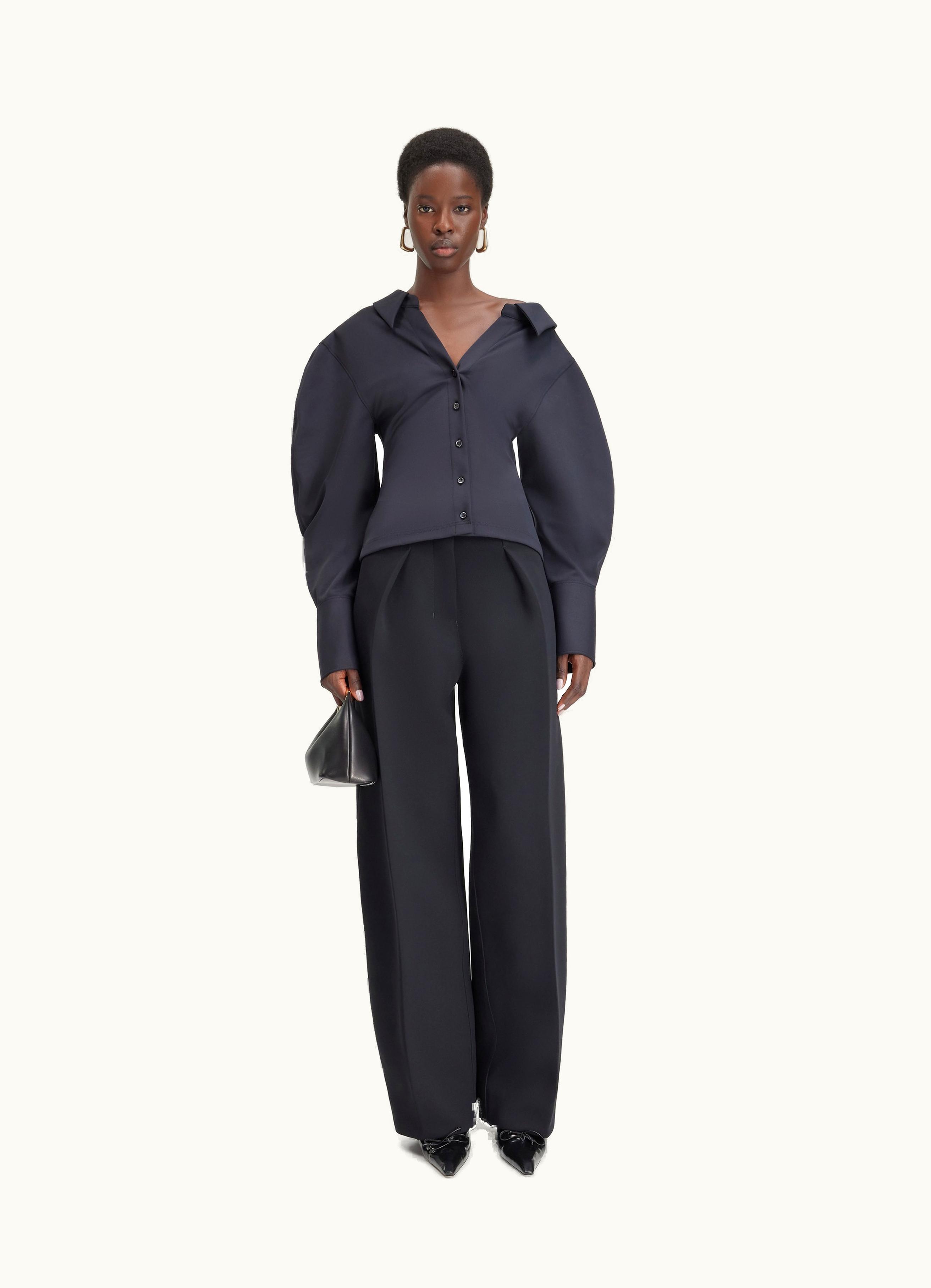 Jacquemus Jacquemus La Chemise Angulo Black