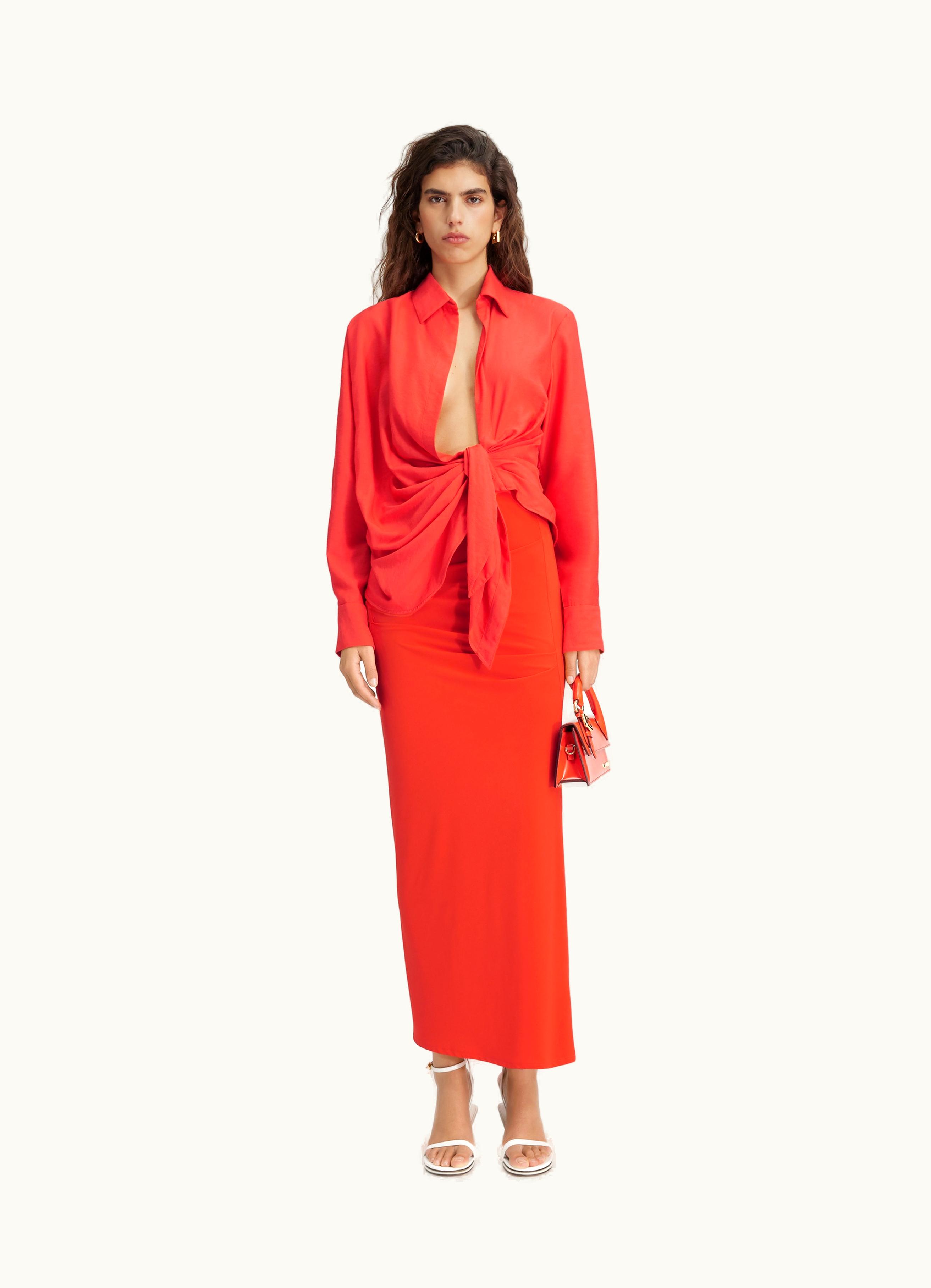 Jacquemus Jacquemus La Chemise Bahia Orange