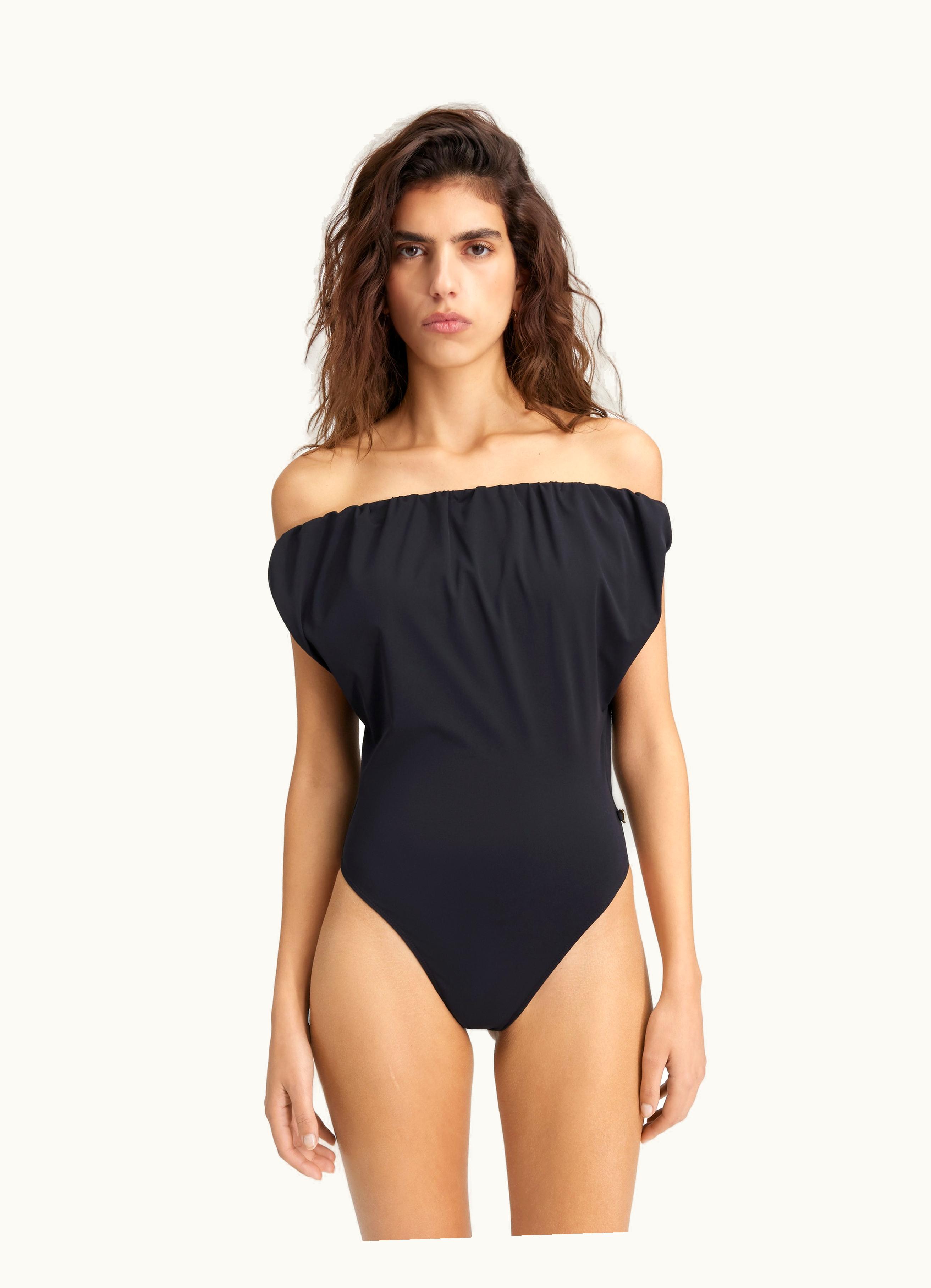 Jacquemus Jacquemus Le Maillot Drapeado Black