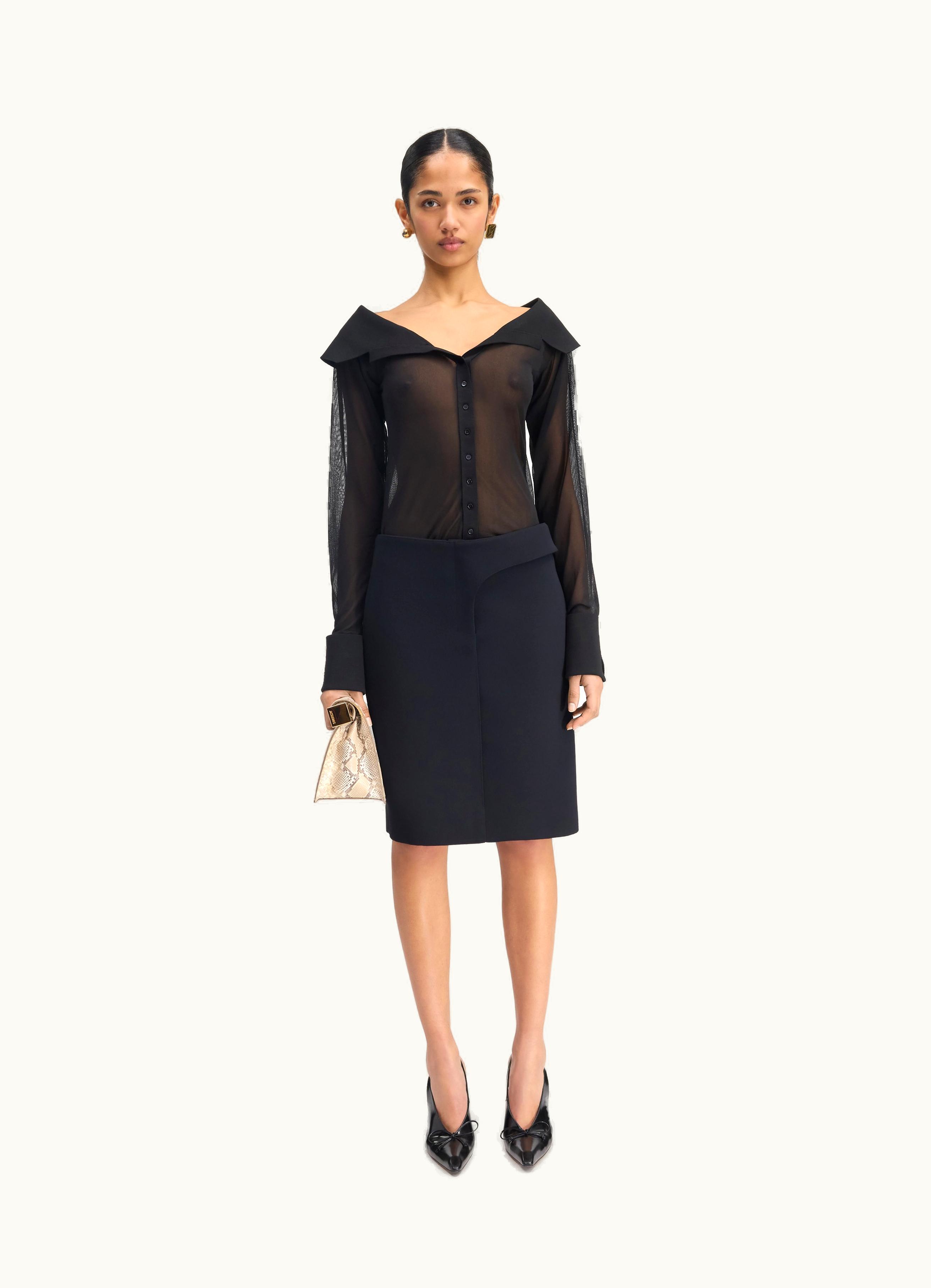 Jacquemus Jacquemus La Chemise Brezza Black