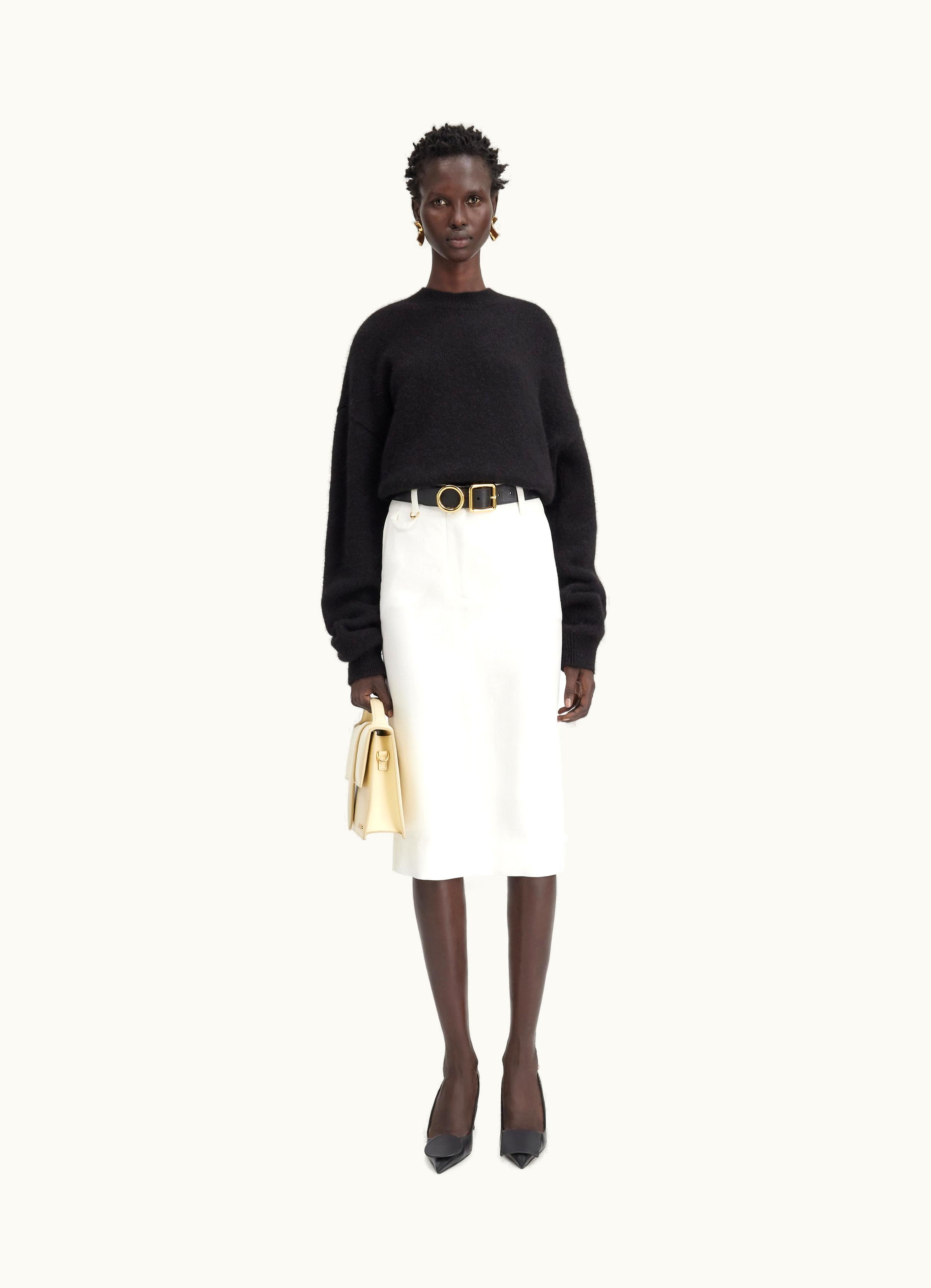 Jacquemus Jacquemus La Jupe Midi Bari White