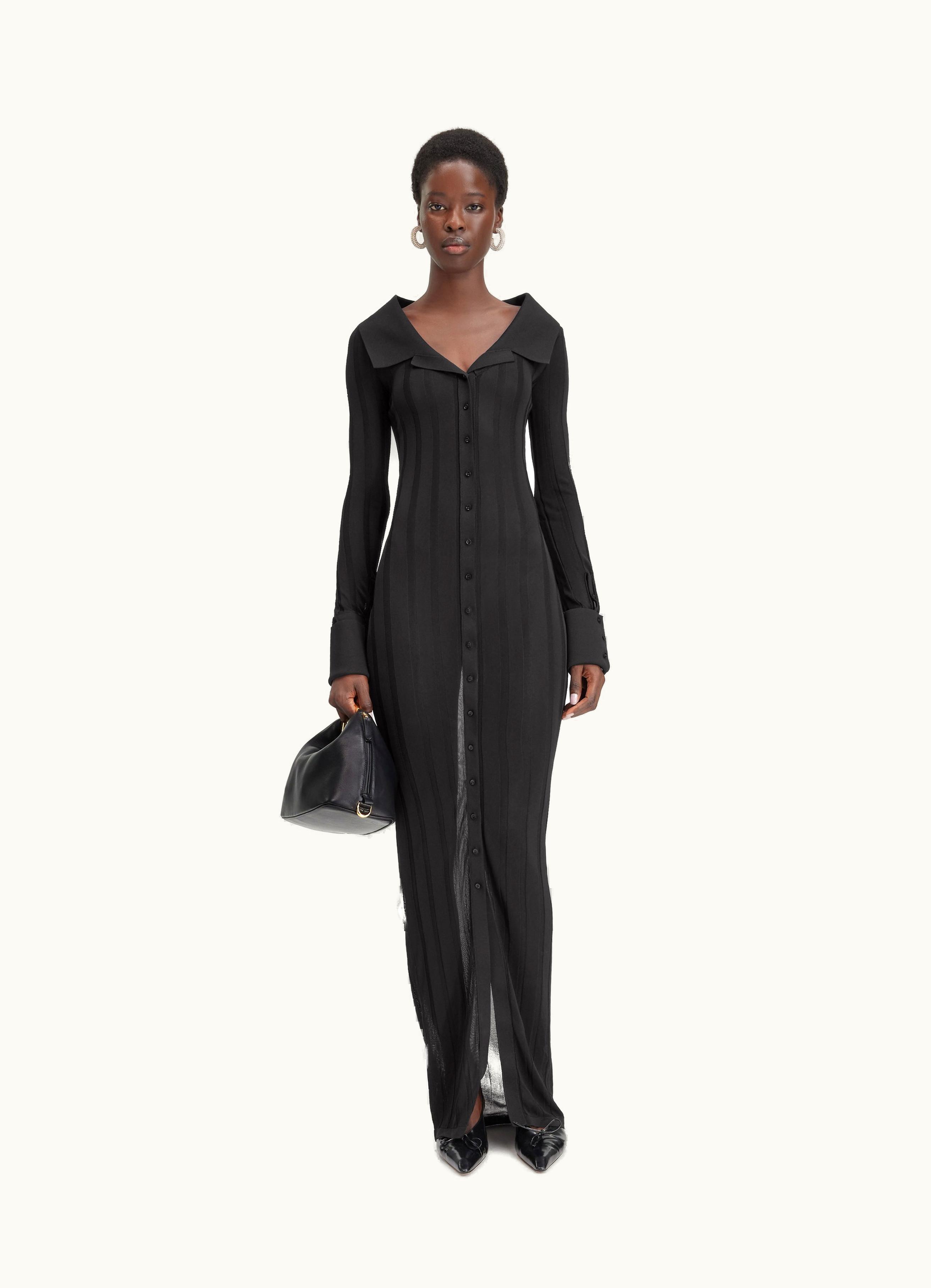 Jacquemus Jacquemus La Robe Manta Black