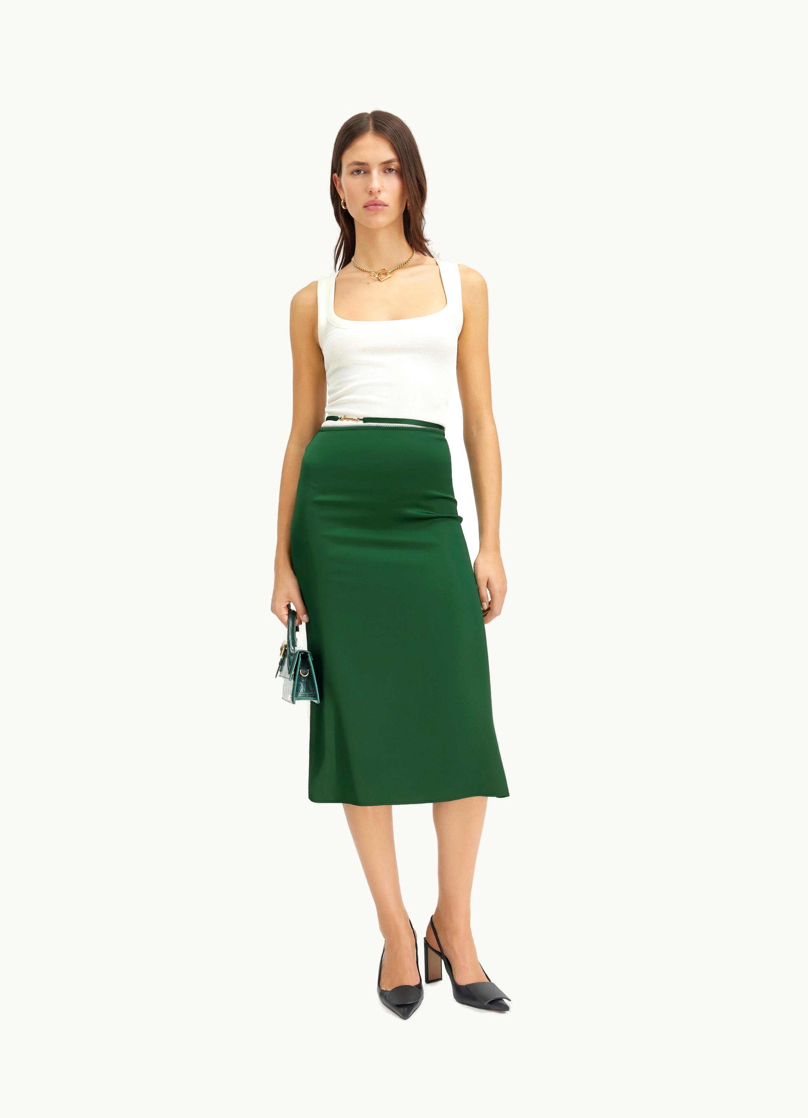 Jacquemus Jacquemus La Jupe Notte Dark Green