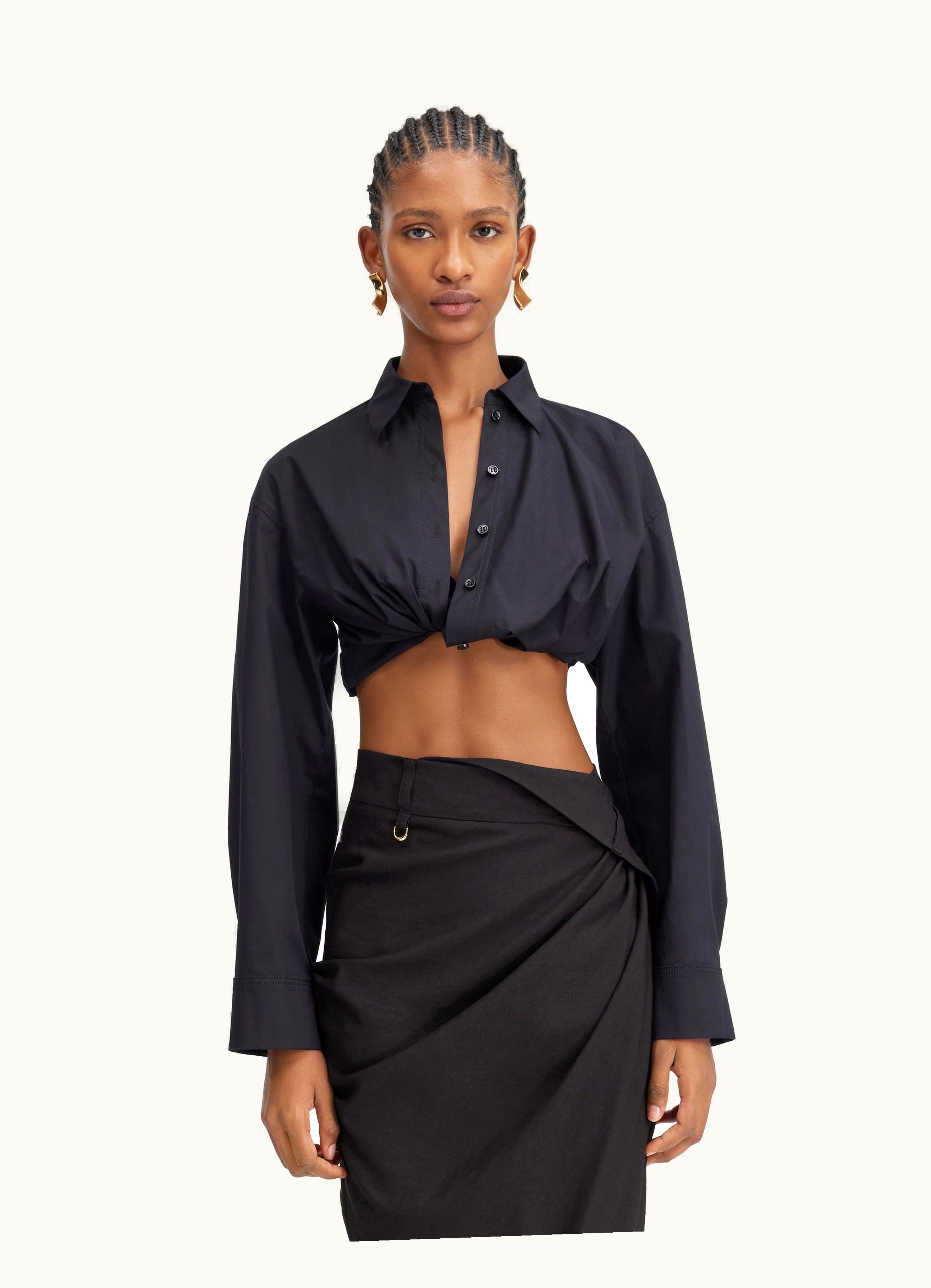 Jacquemus Jacquemus La Chemise Bahia Courte Black