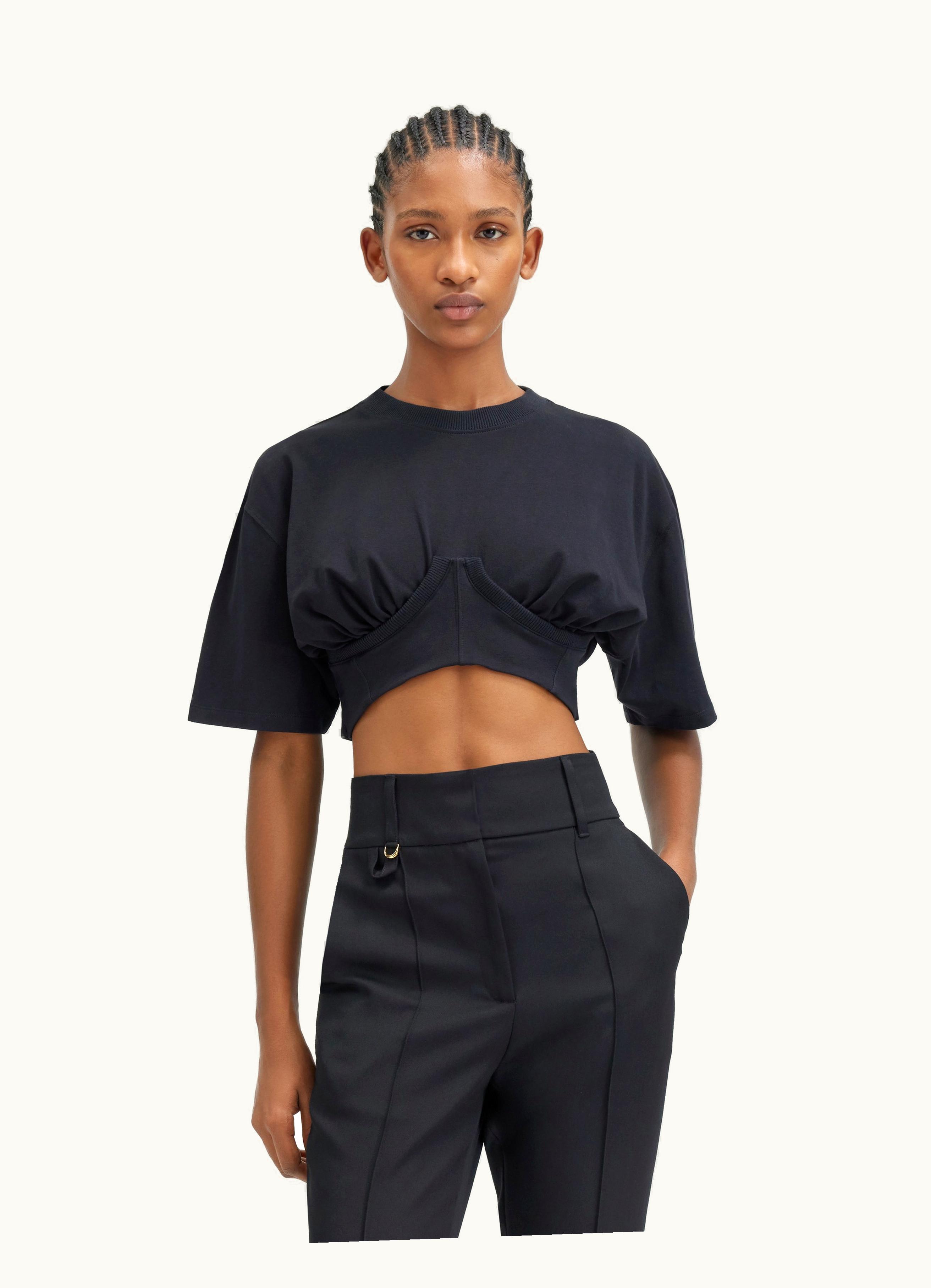 Jacquemus Jacquemus Le T-Shirt Caraco Black