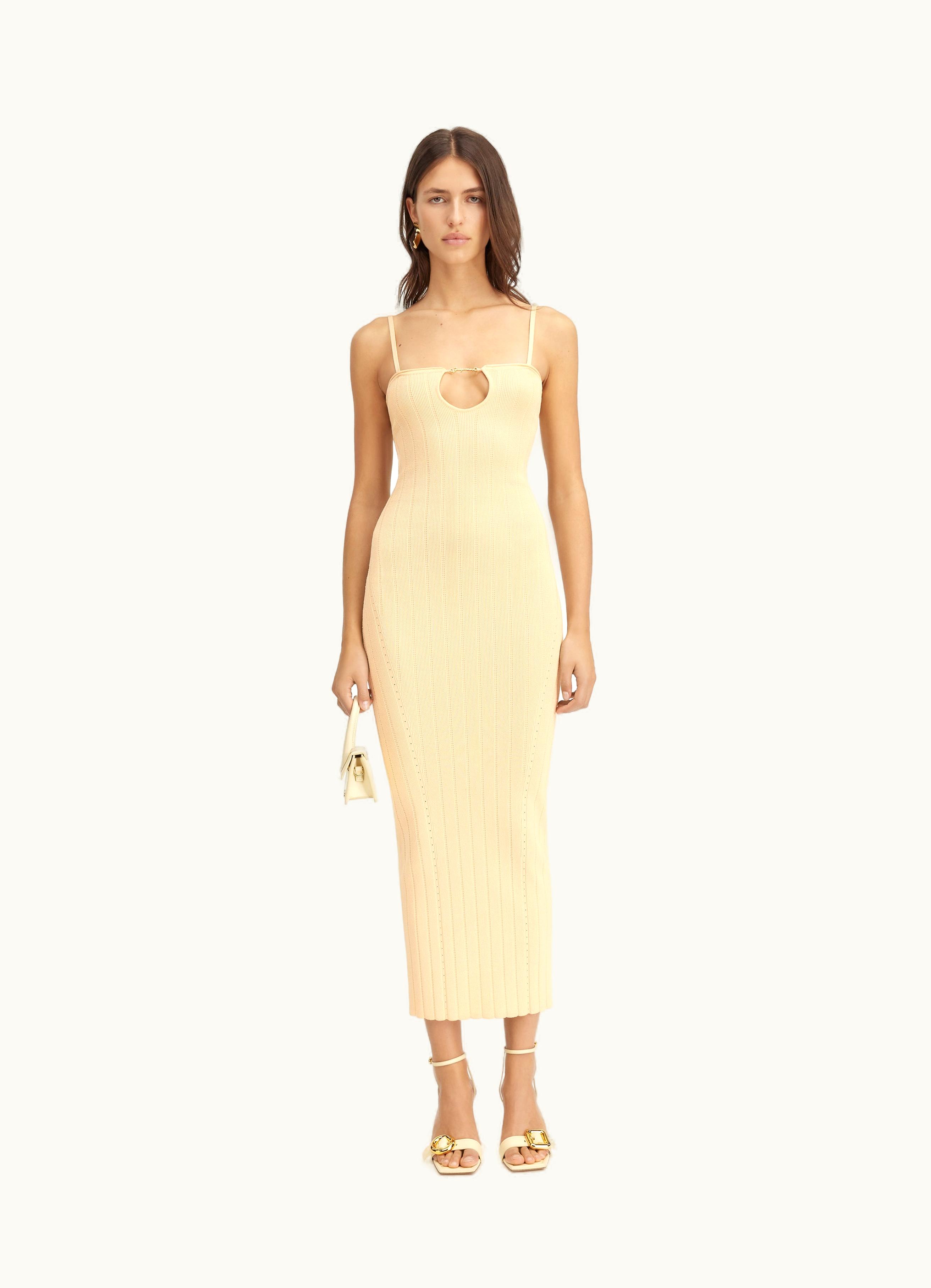 Jacquemus Jacquemus La Robe Sierra Bretelles Light Ivory