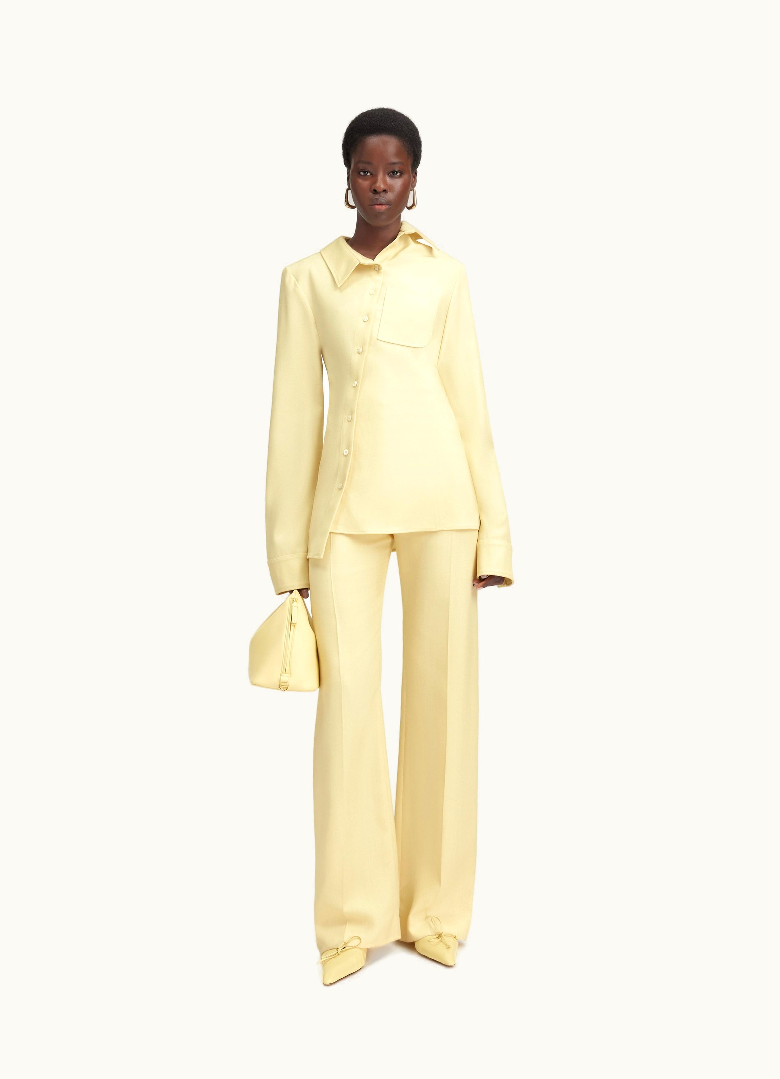 Jacquemus Jacquemus La Chemise Pablo Pale Yellow