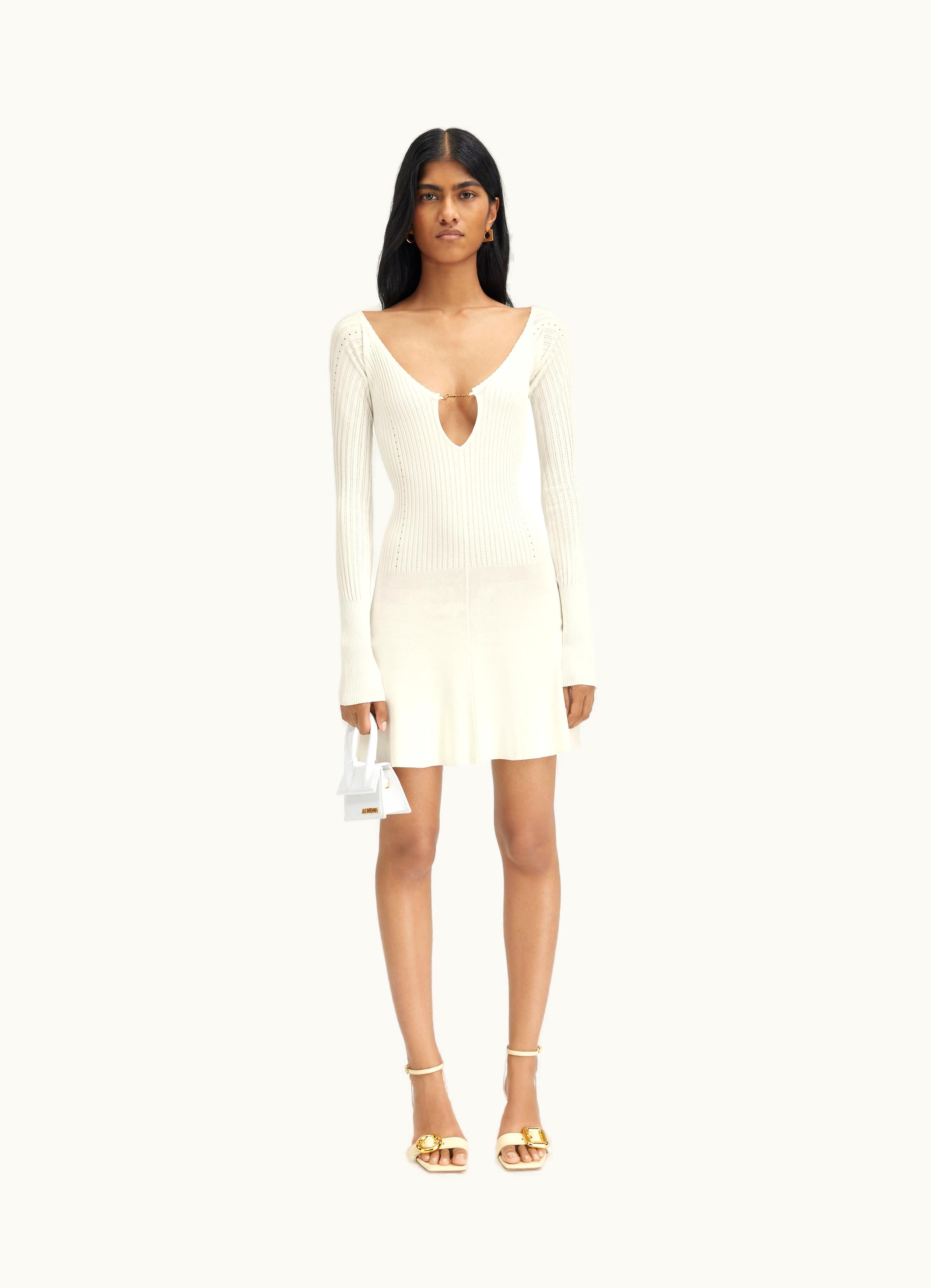Jacquemus Jacquemus La Mini Robe Pralù Off-White