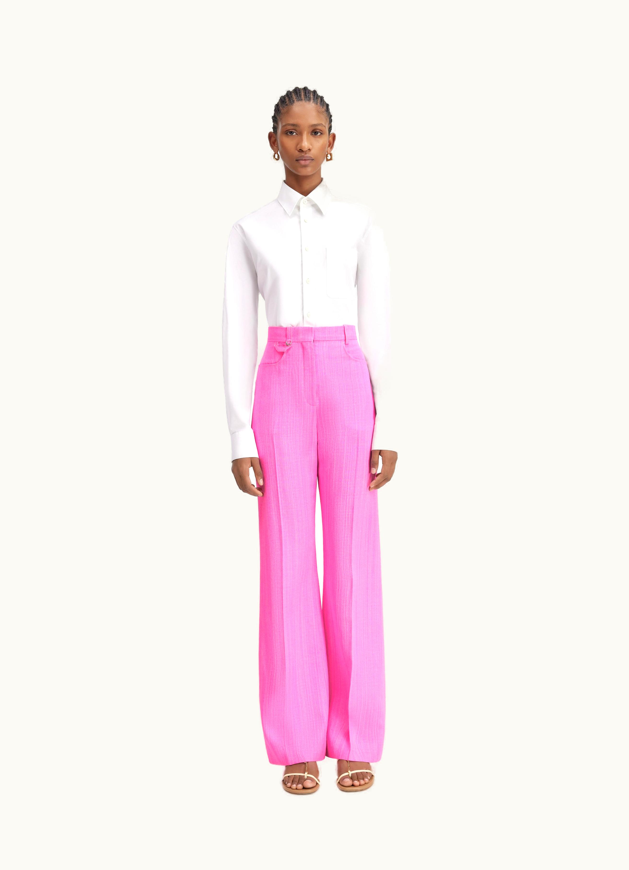 Jacquemus Jacquemus Le Pantalon Sauge Pink