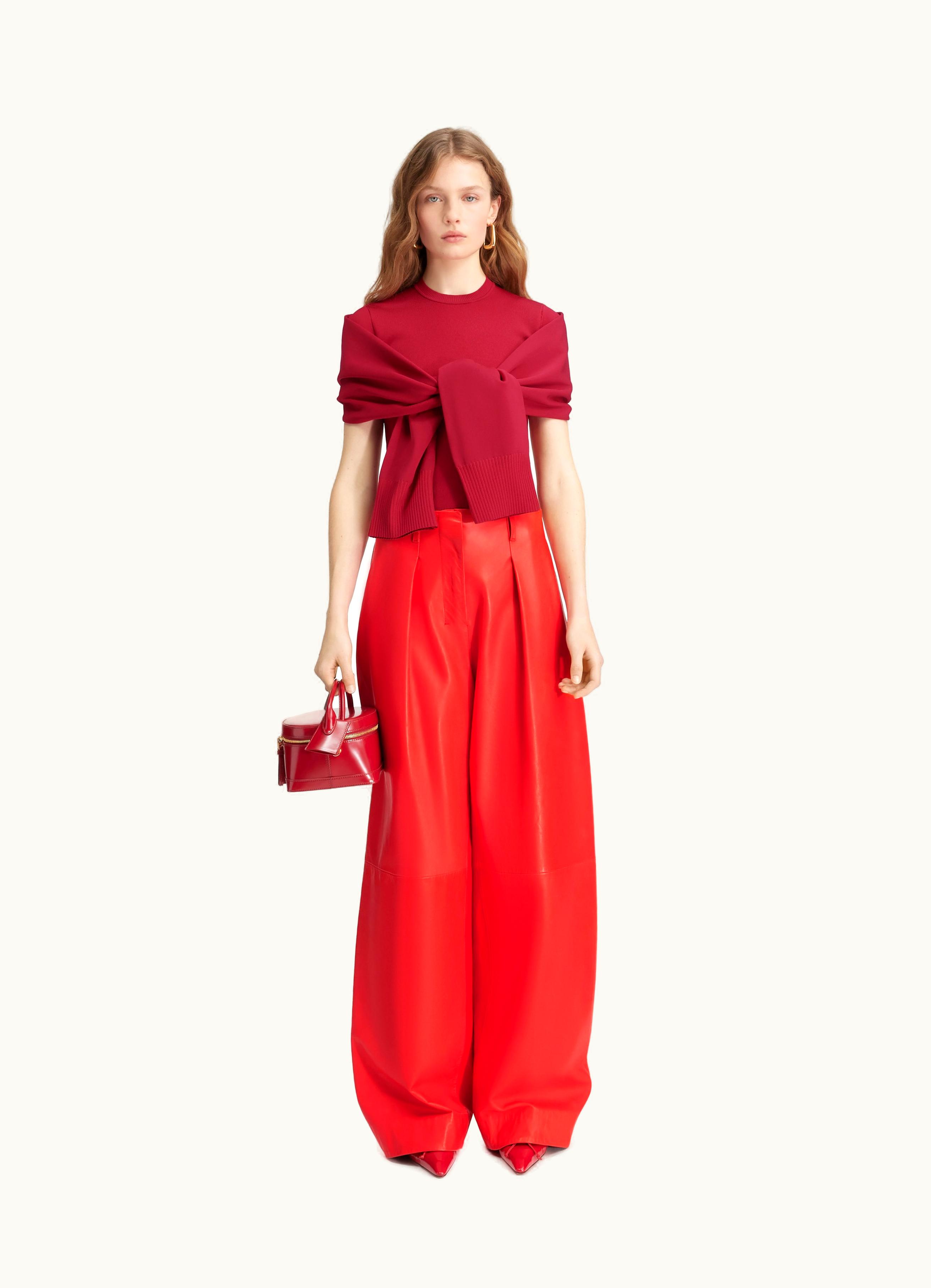 Jacquemus Jacquemus Le Haut Rica Dark Red