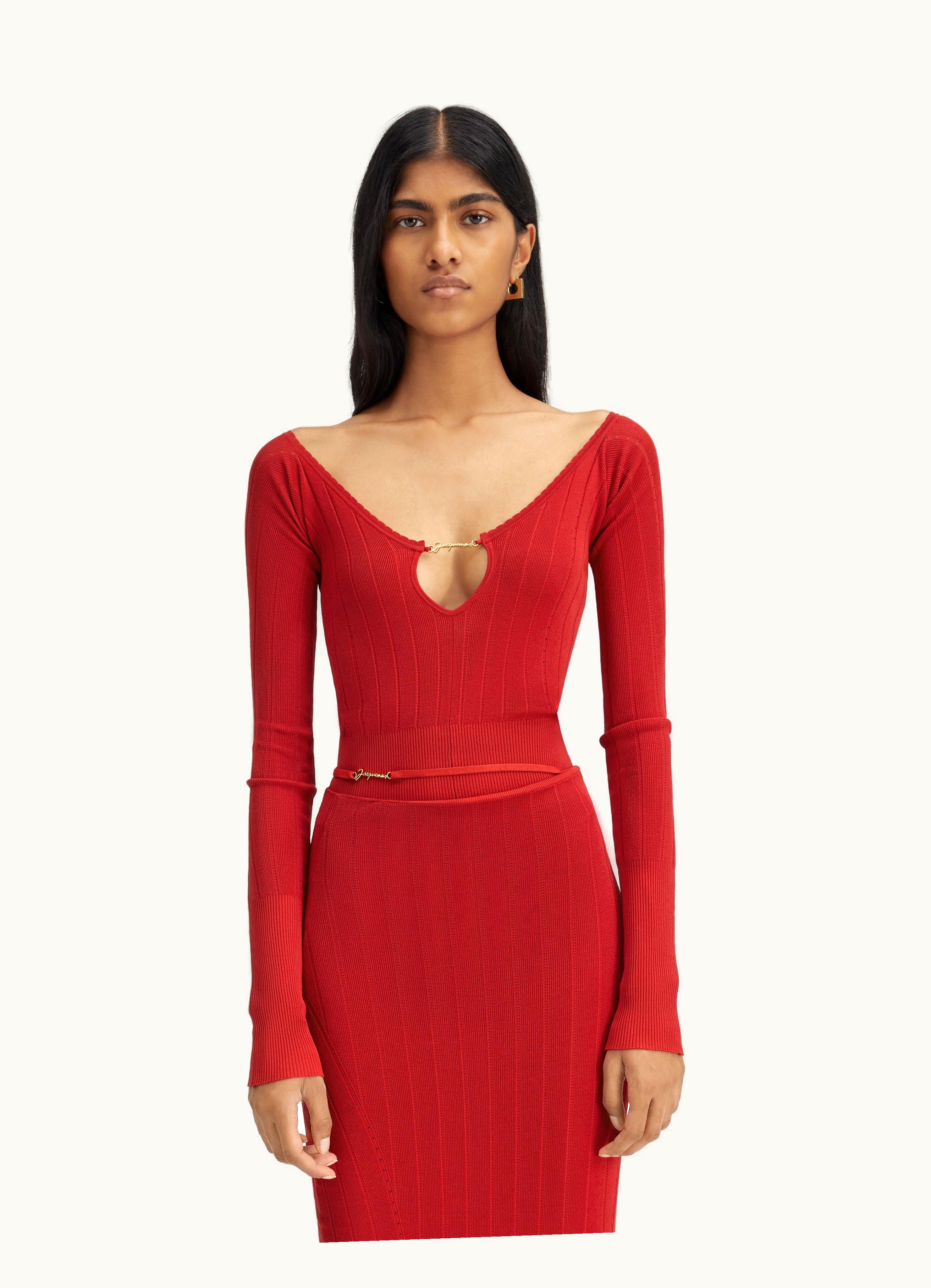 Jacquemus Jacquemus Le Haut Pralù Dark Red