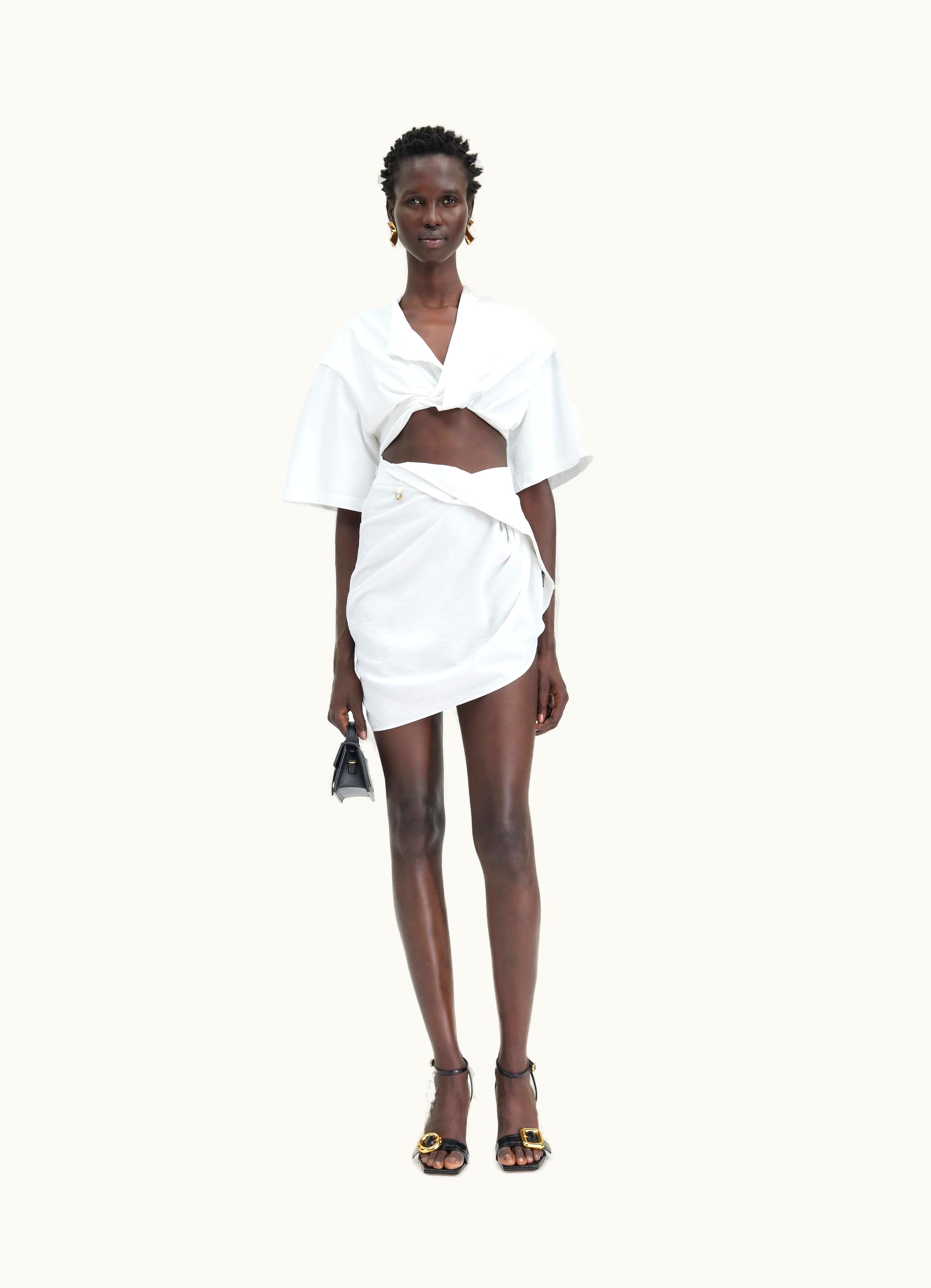 Jacquemus Jacquemus La Mini Jupe Saudade White