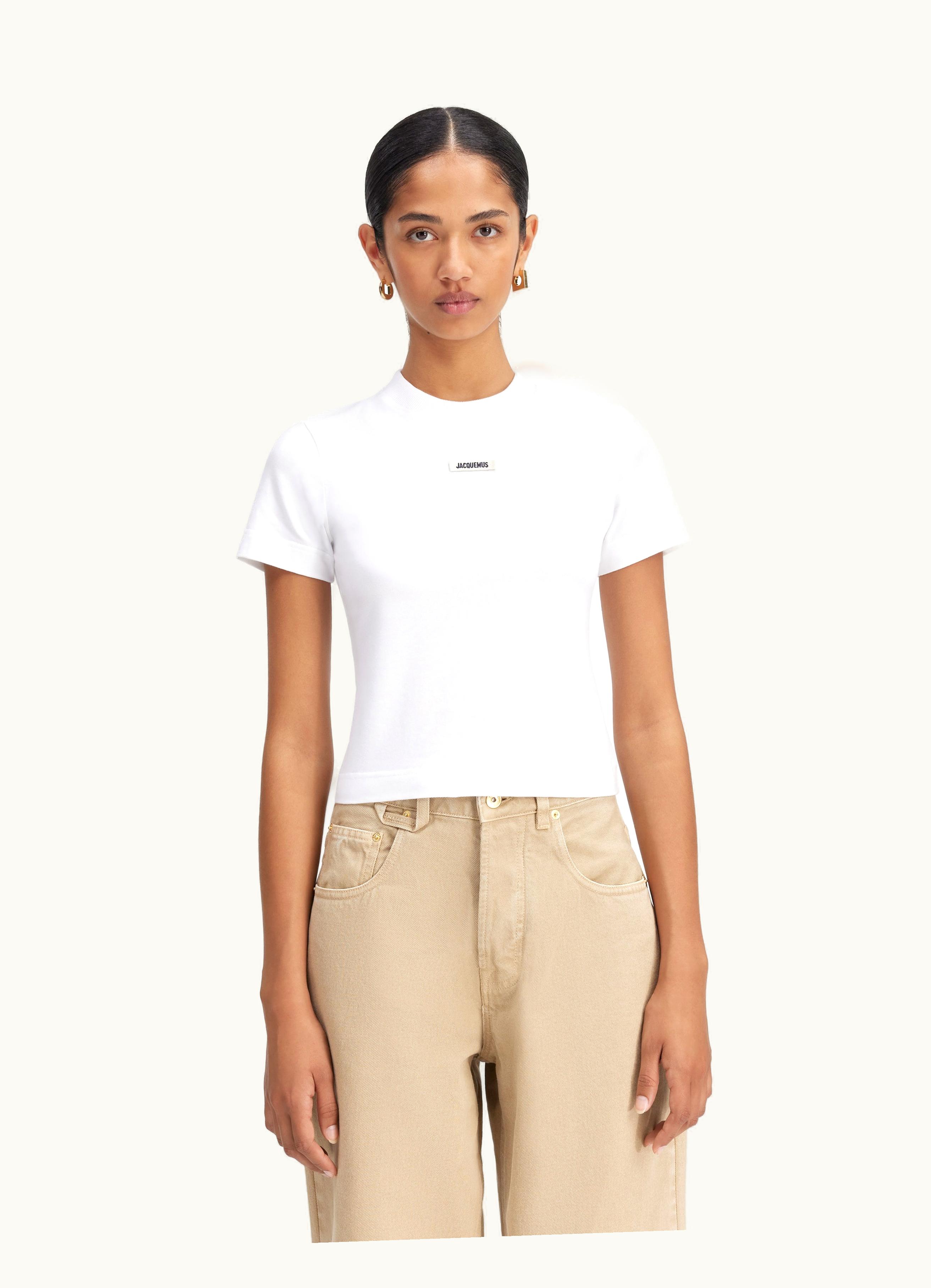 Jacquemus Jacquemus Gros Grain Logo T-Shirt White