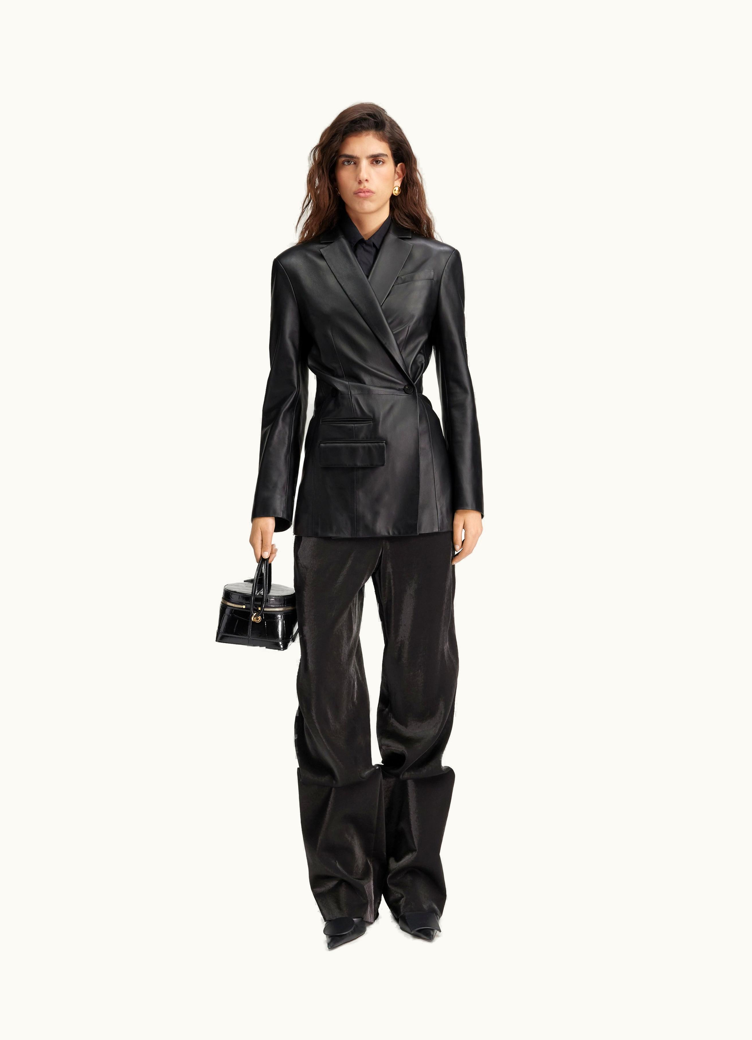 Jacquemus Jacquemus La Veste Tibau Cuir Black