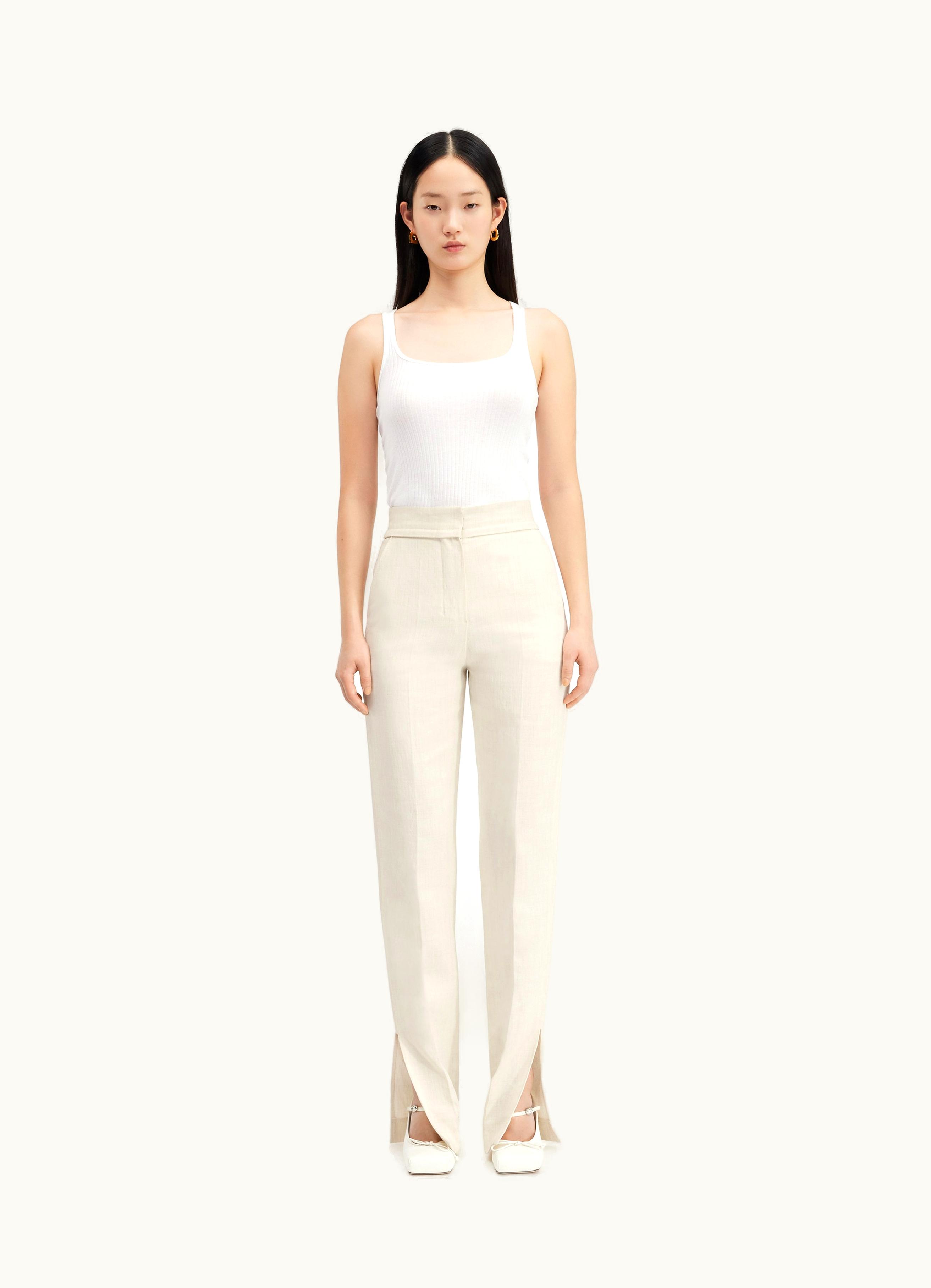 Jacquemus Jacquemus Le Pantalon Tibau Off-White